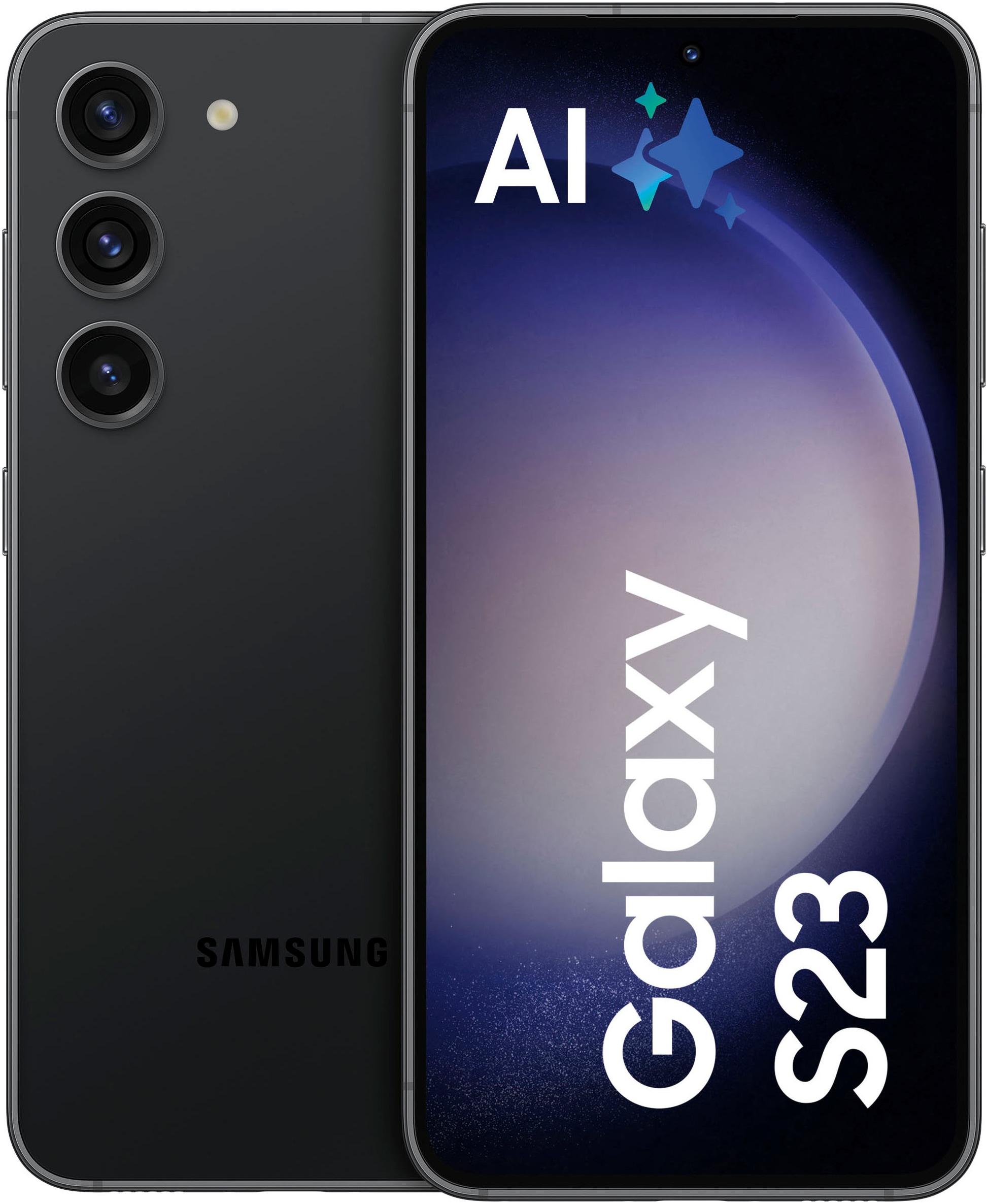 Smartphone »Galaxy S23, 128 GB«, schwarz, 15,39 cm/6,1 Zoll, 128 GB Speicherplatz, 50...