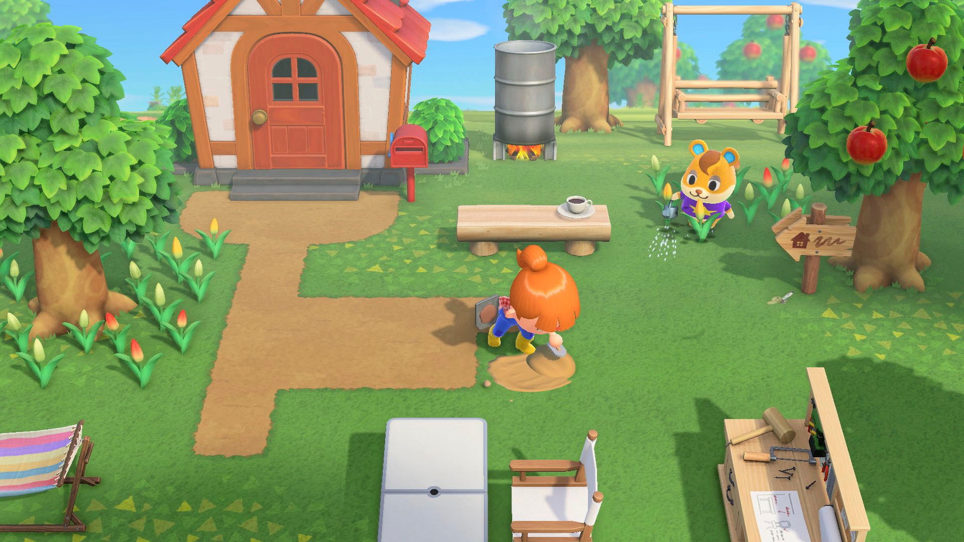 Nintendo Switch Konsolen-Set »Lite Animal Crossing: New Horizons Timmy & Tommy Edition«