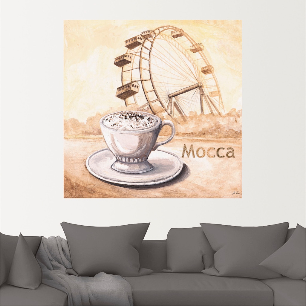 Artland Wandbild »Mocca in Wien«, Kaffee Bilder, (1 St.)