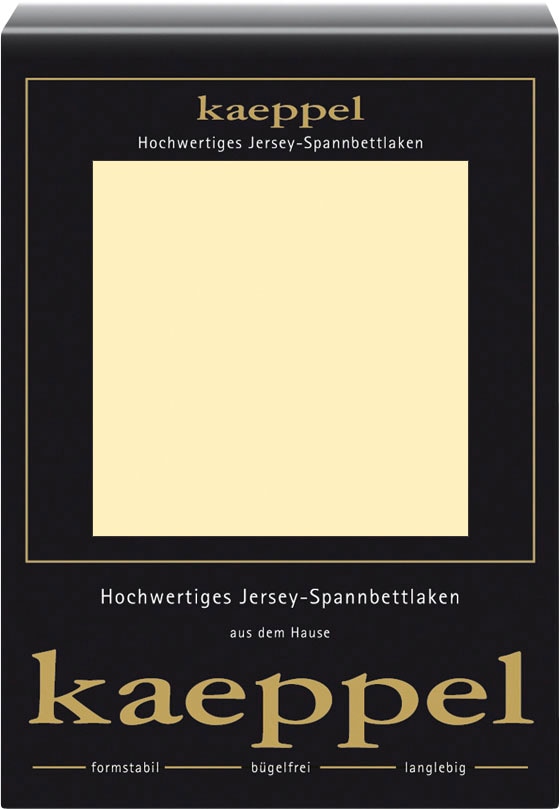 Kaeppel Spannbettlaken »Single Jersey Mako Elasthan«, aus 97% Baumwolle und günstig online kaufen