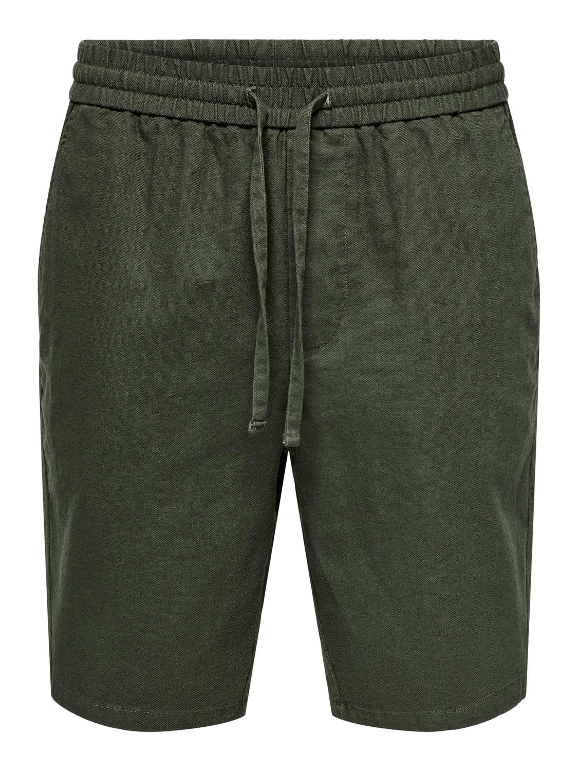 5. Bild von ONLY & SONS Shorts »ONSLINUS 0007 COT LIN SHORTS NOOS«
