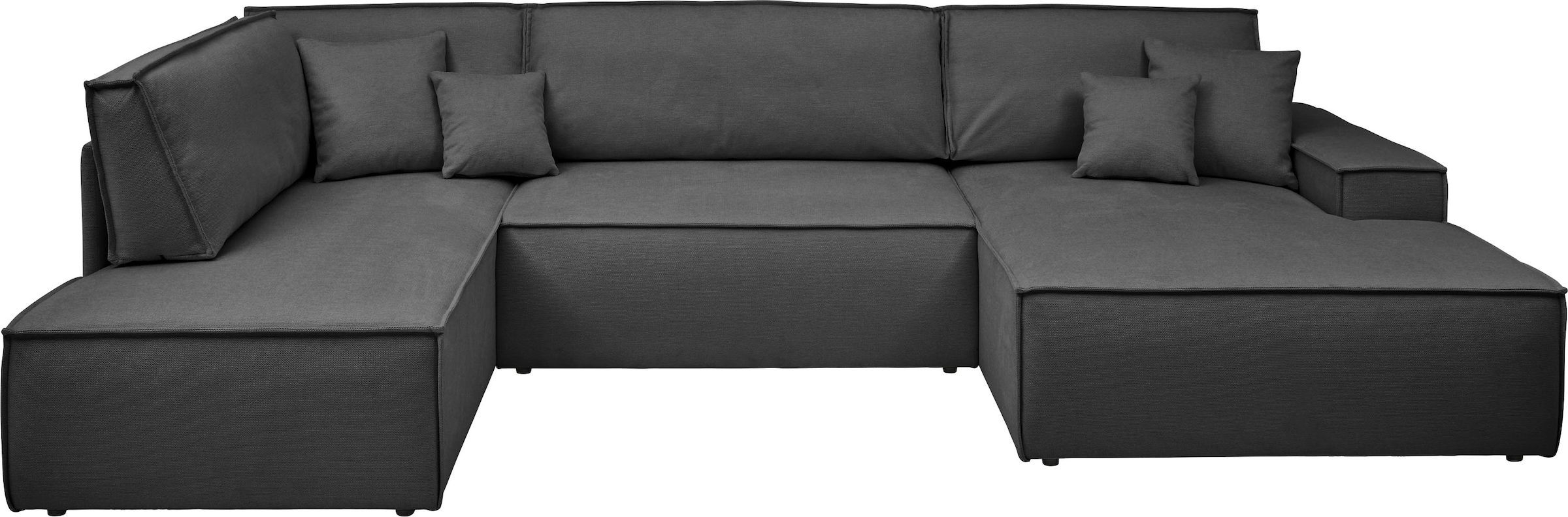 andas Wohnlandschaft »FINNLEY, U-Form XXL 329 cm, Schlafsofa, Schlaffunktio günstig online kaufen