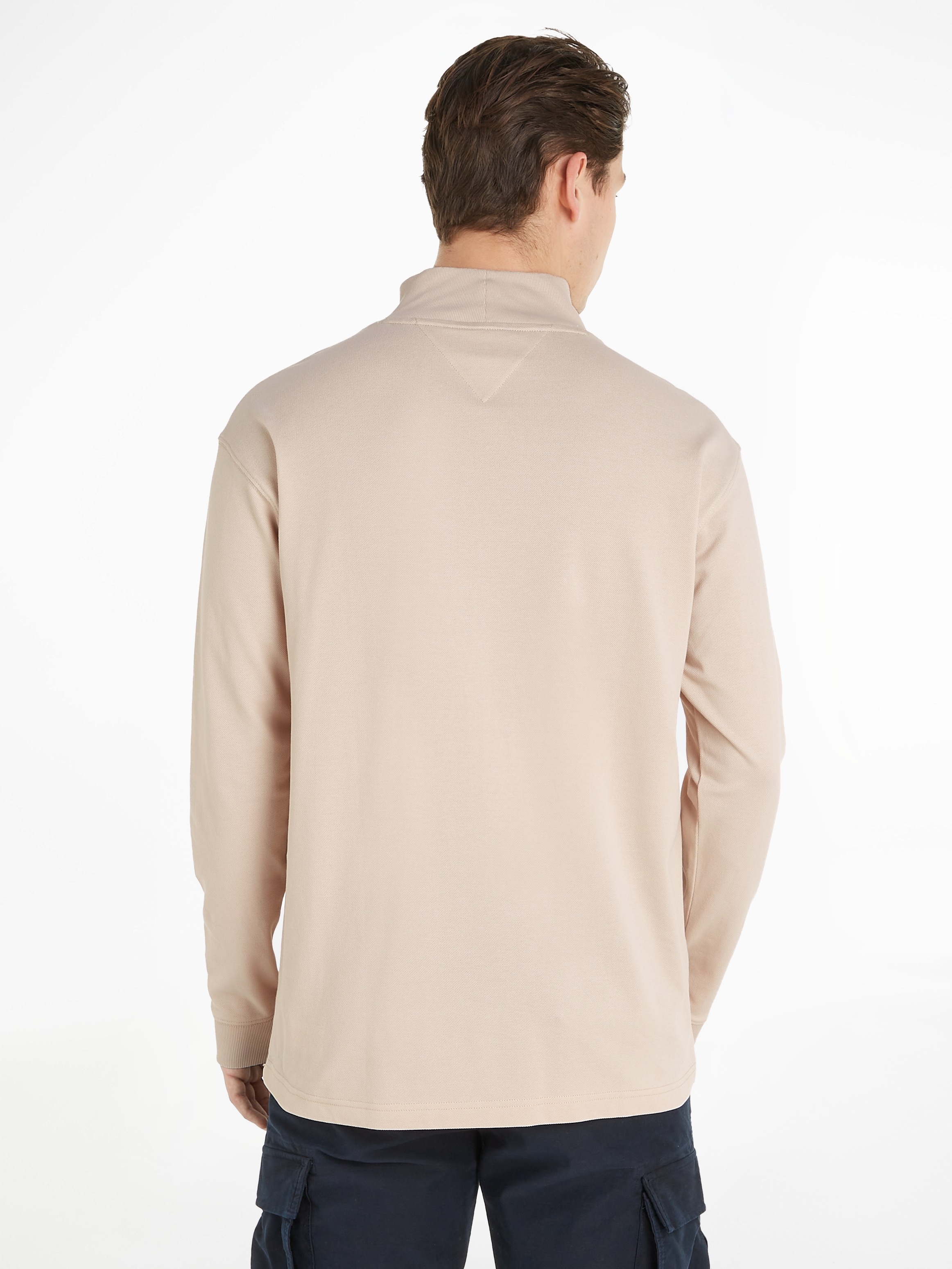 Tommy Hilfiger Langarmshirt »MONOTYPE PIQUE POCKET LS TEE«