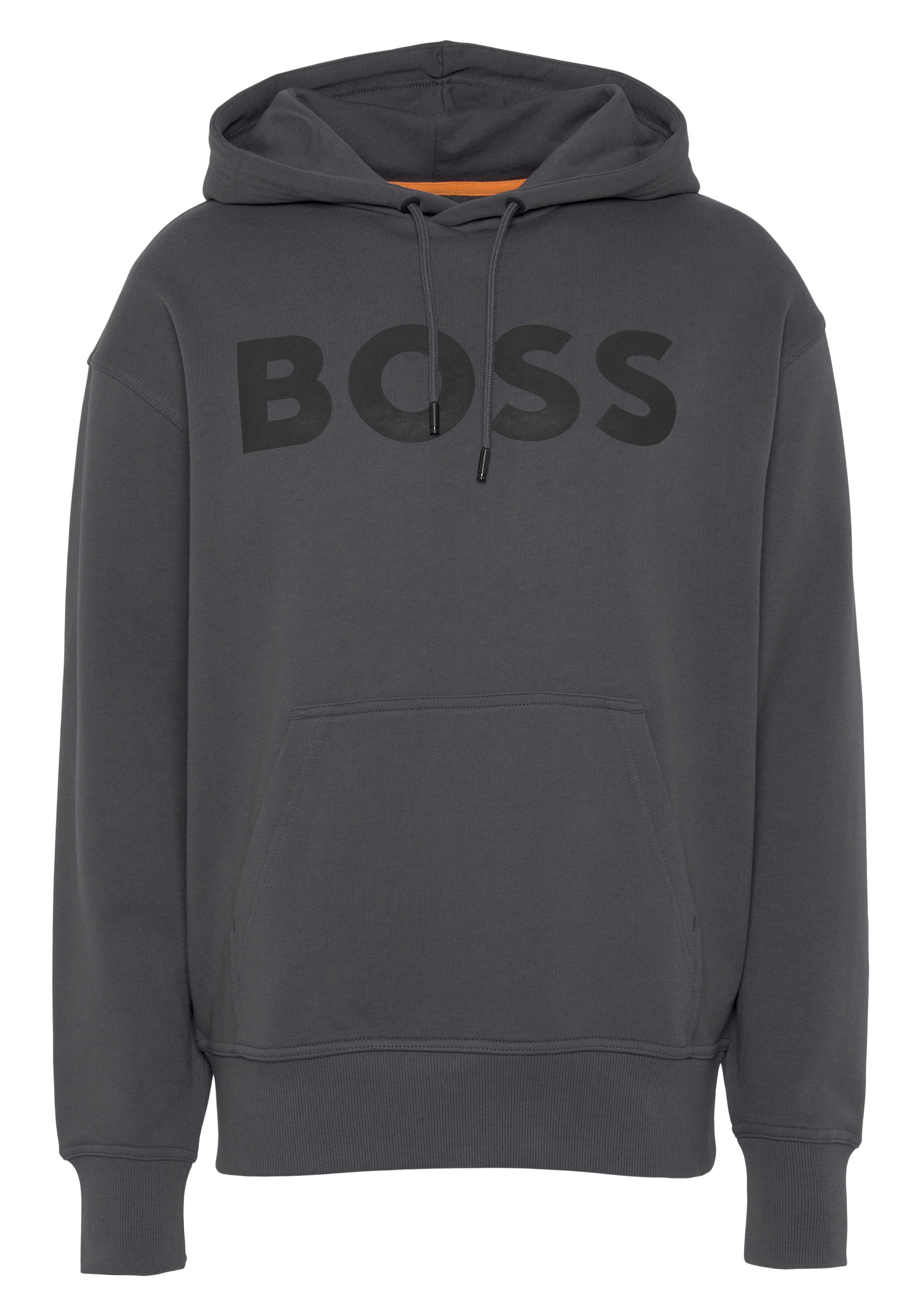 BOSS ORANGE Sweatshirt »WebasicHood«, mit weißem Logodruck online kaufen