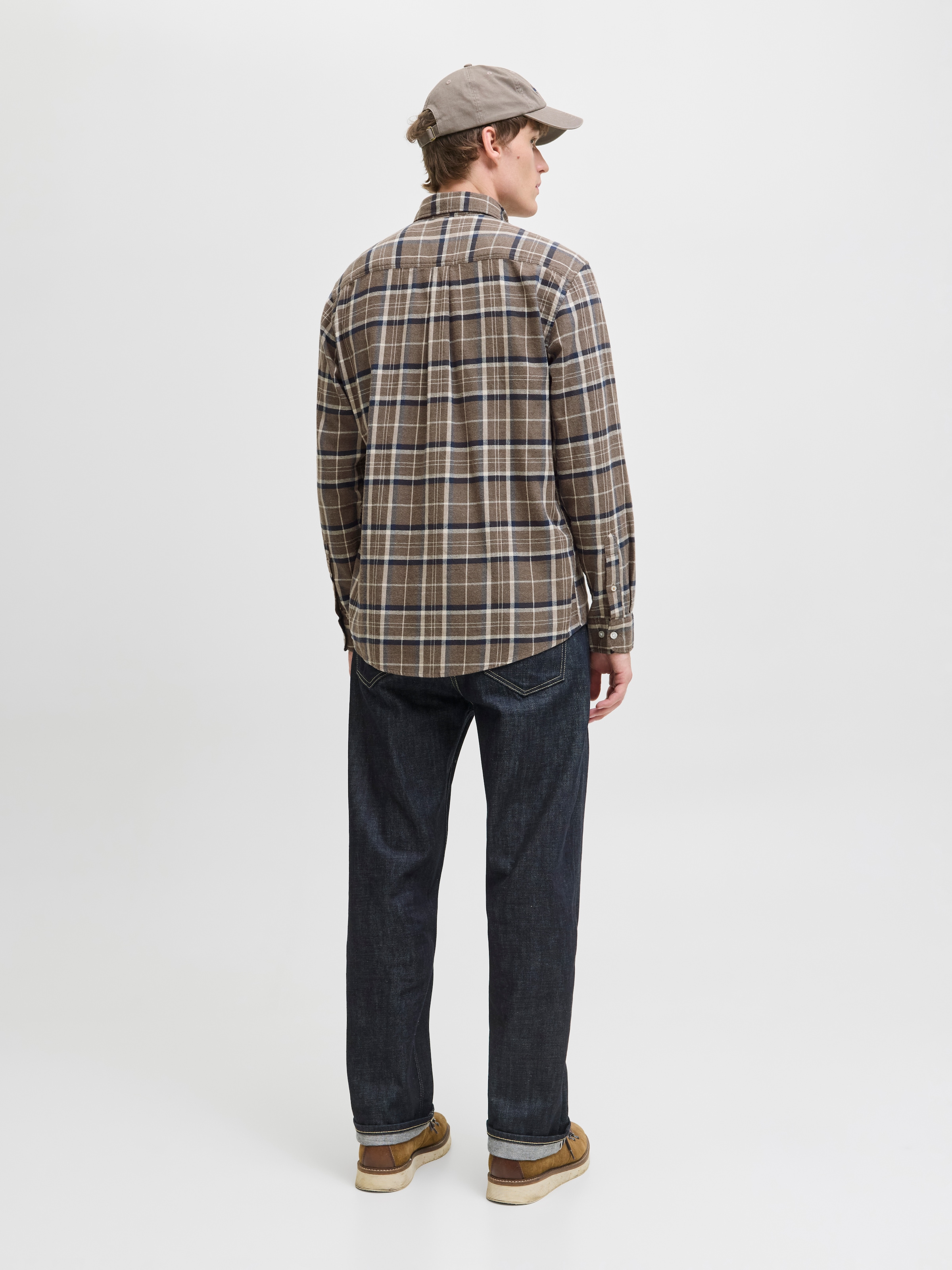 Jack & Jones Langarmhemd »JJECLASSIC FLANNEL CHECK SHIRT LS SN«