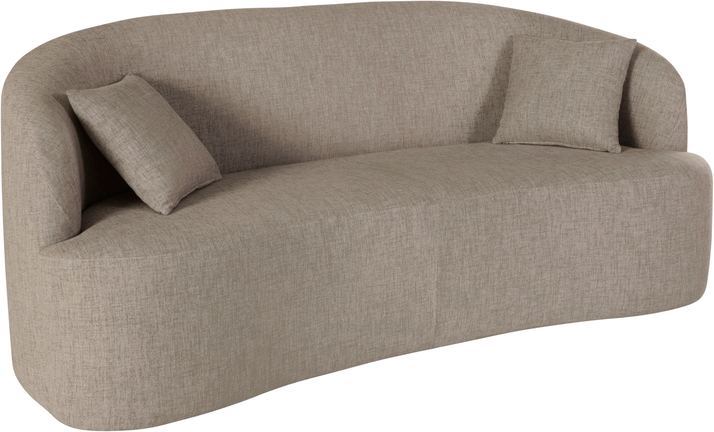 LeGer Home by Lena Gercke 3-Sitzer "Dilara" gerundete Rückenlehne und Front günstig online kaufen