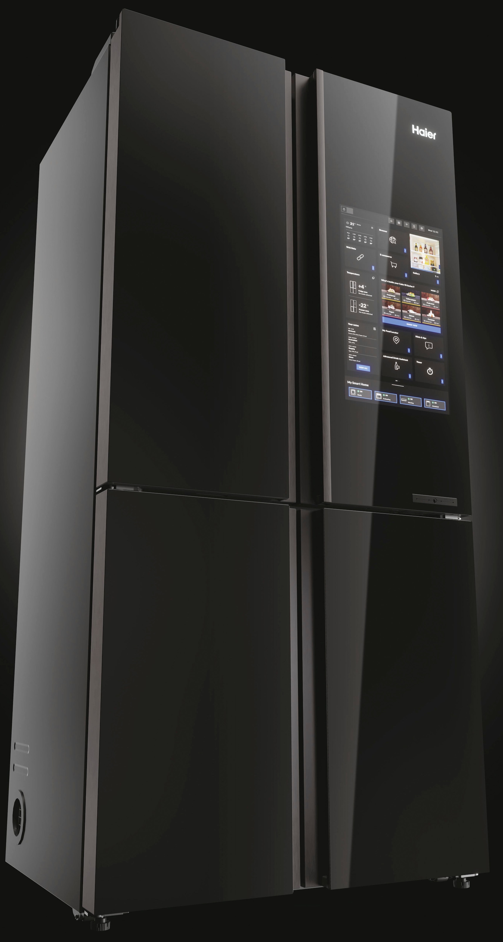 Haier Multi Door CUBE 90 Series 9 »HCW9919ESGB«, Cube mit Big Touch Display