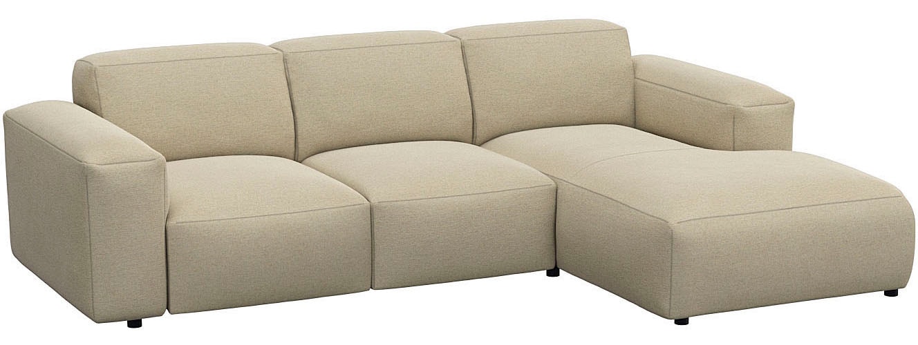 FLEXLUX Ecksofa "Lucera Chaislongue rechts oder links", modern & anschmiegs günstig online kaufen