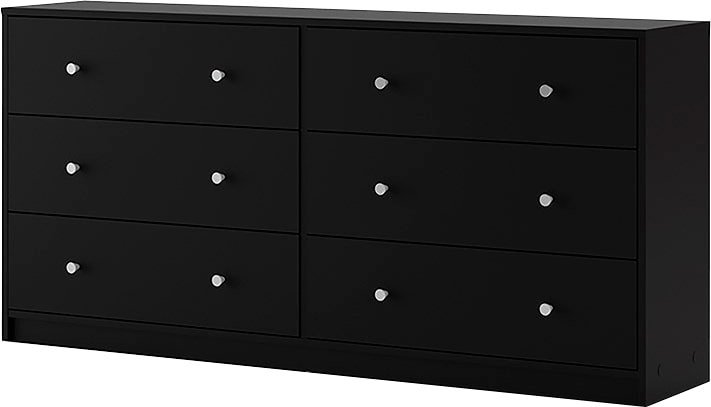 Home affaire Sideboard »May, Aufbewahrung, Schubkastenkommode, Stauraum«, mit 6 Schubladen, Knopfgriffen,Tiefe von 30 cm, Breite 143 cm