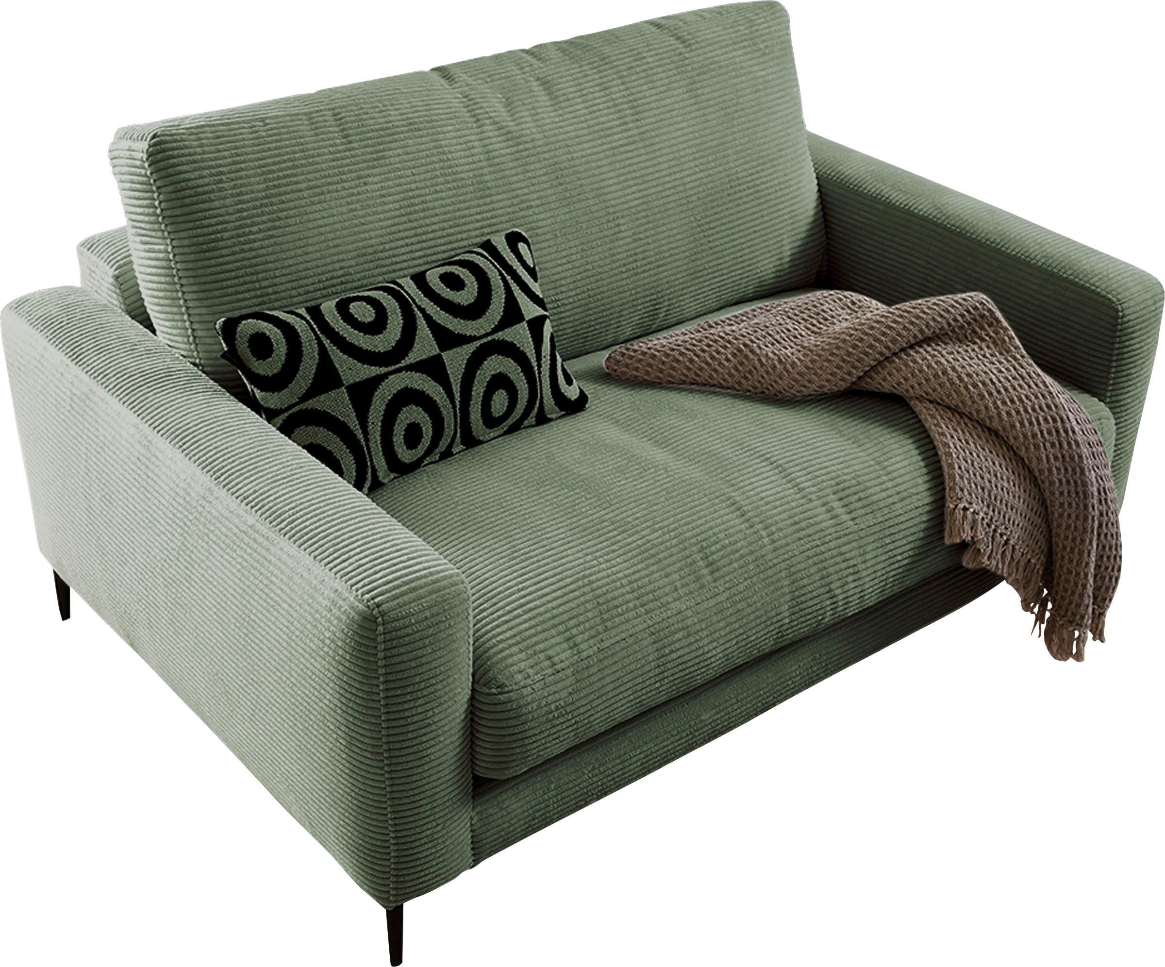 Home affaire 1,5-Sitzer »Downtown  B/T/H:  152/105/84 cm« weicher Sitzkomfort, Cord, gemütliches Loungemöbel zum Relaxen
