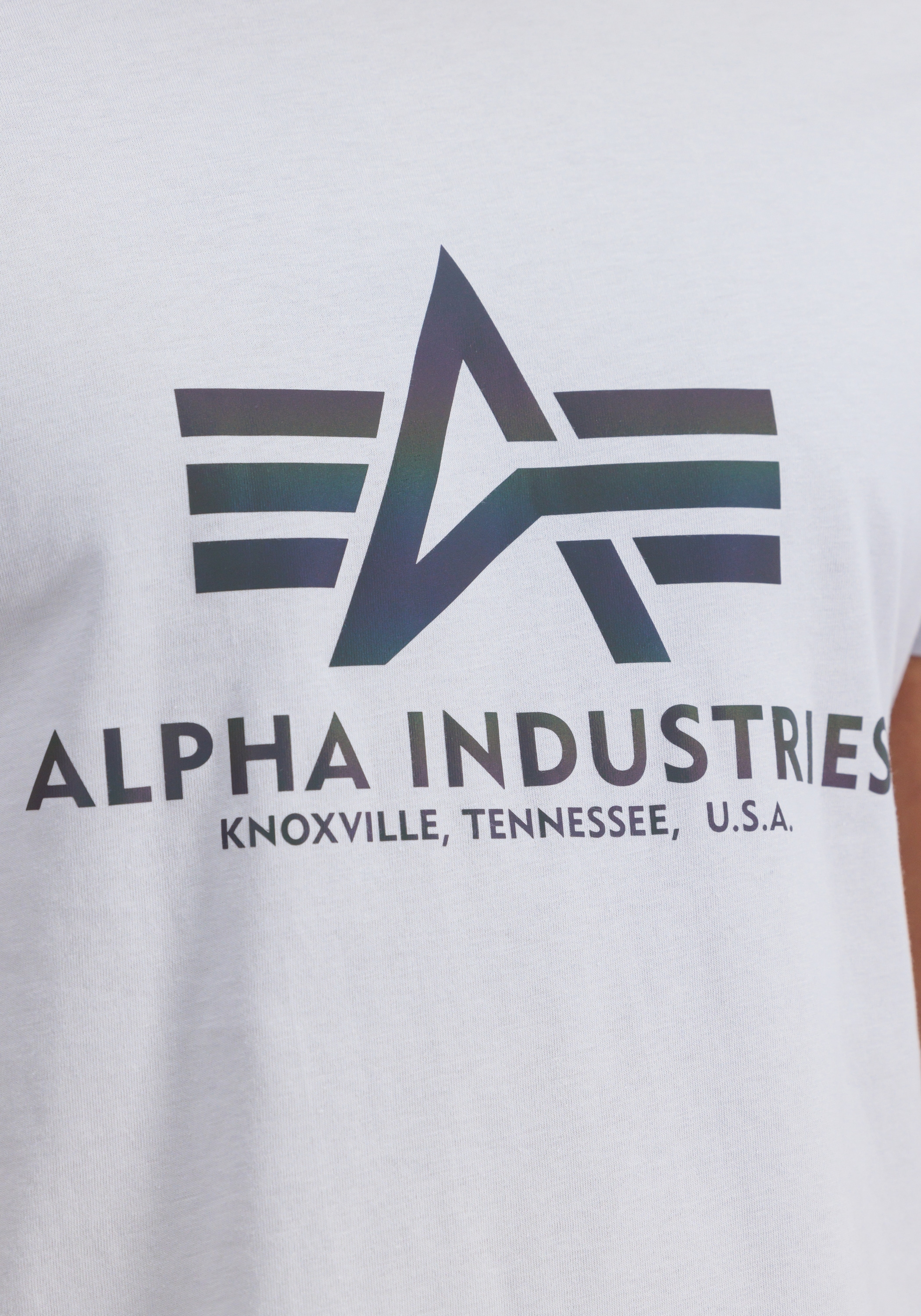 Alpha Industries T-Shirt »Alpha Industries Men - T-Shirts Basic T Rainbow Reflective«