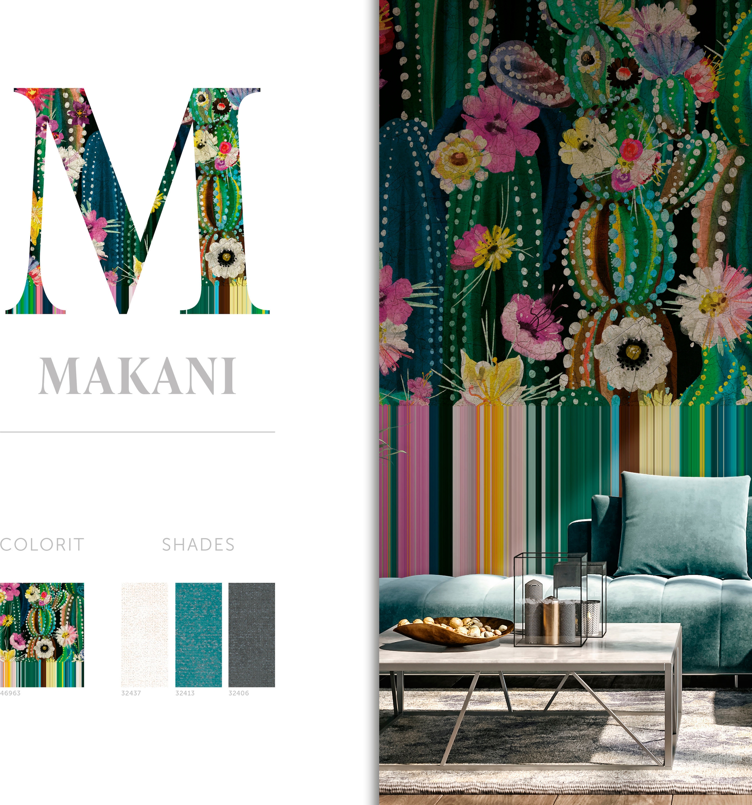 Marburg Fototapete »Makani«, matt, moderne Tapete für Wohnzimmer Schlafzimmer Küche