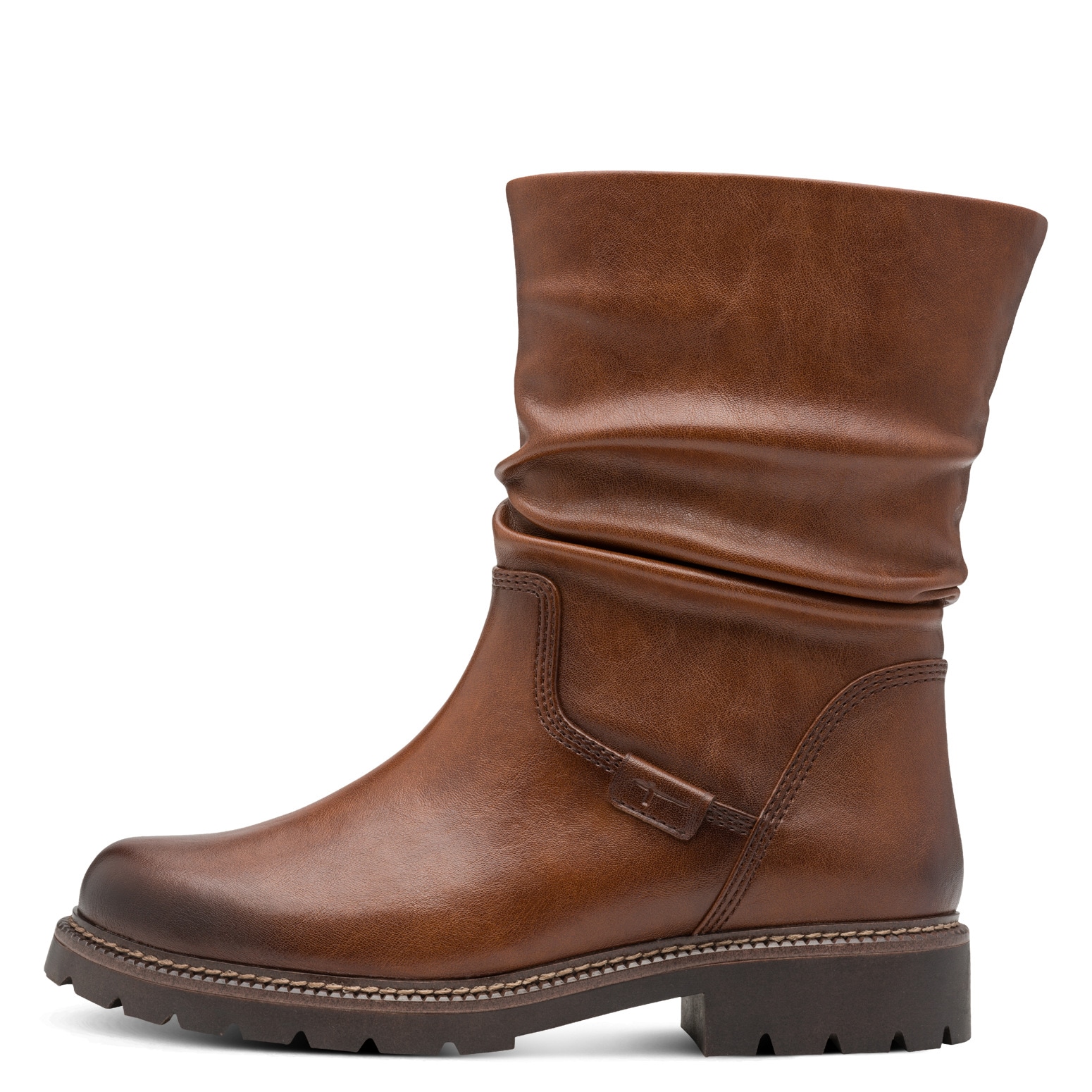 Tamaris Stiefelette, Blockabsatz, Kurzstiefel, Boots in veganer Verarbeitung