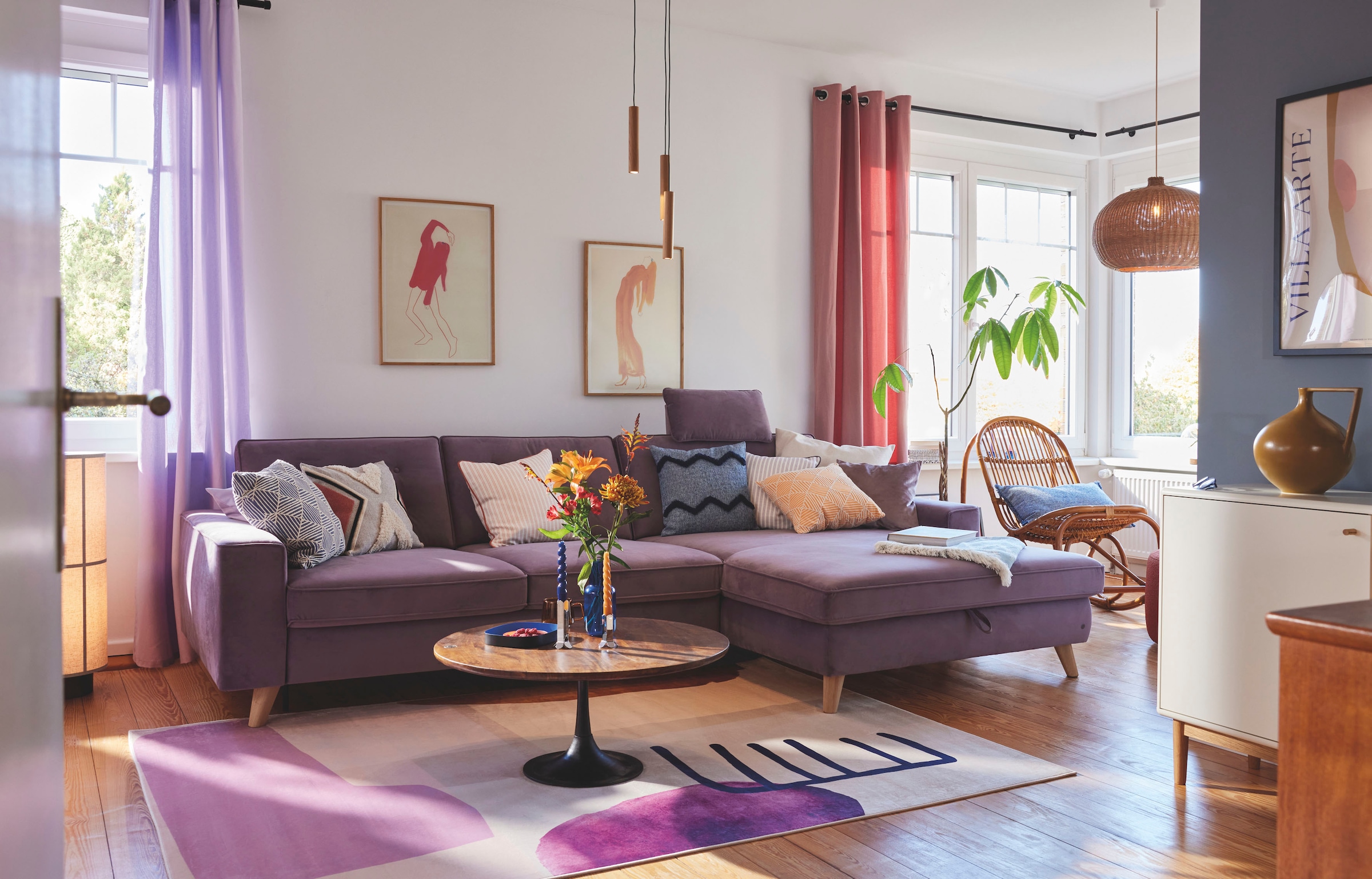 TOM TAILOR HOME Teppich »Shapes - TWO«, rechteckig, 5 mm Höhe, Kurzflor, bedruckt, modernes Design