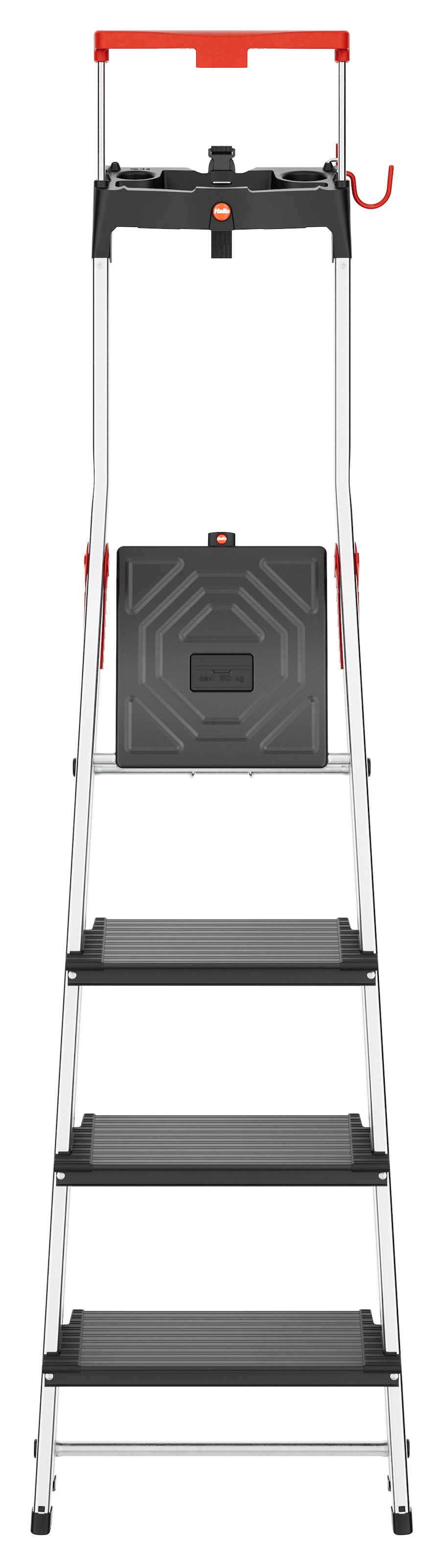 Hailo Stehleiter »L100 TopLine« Alu-Sicherheits-Stehleiter  4 Stufen