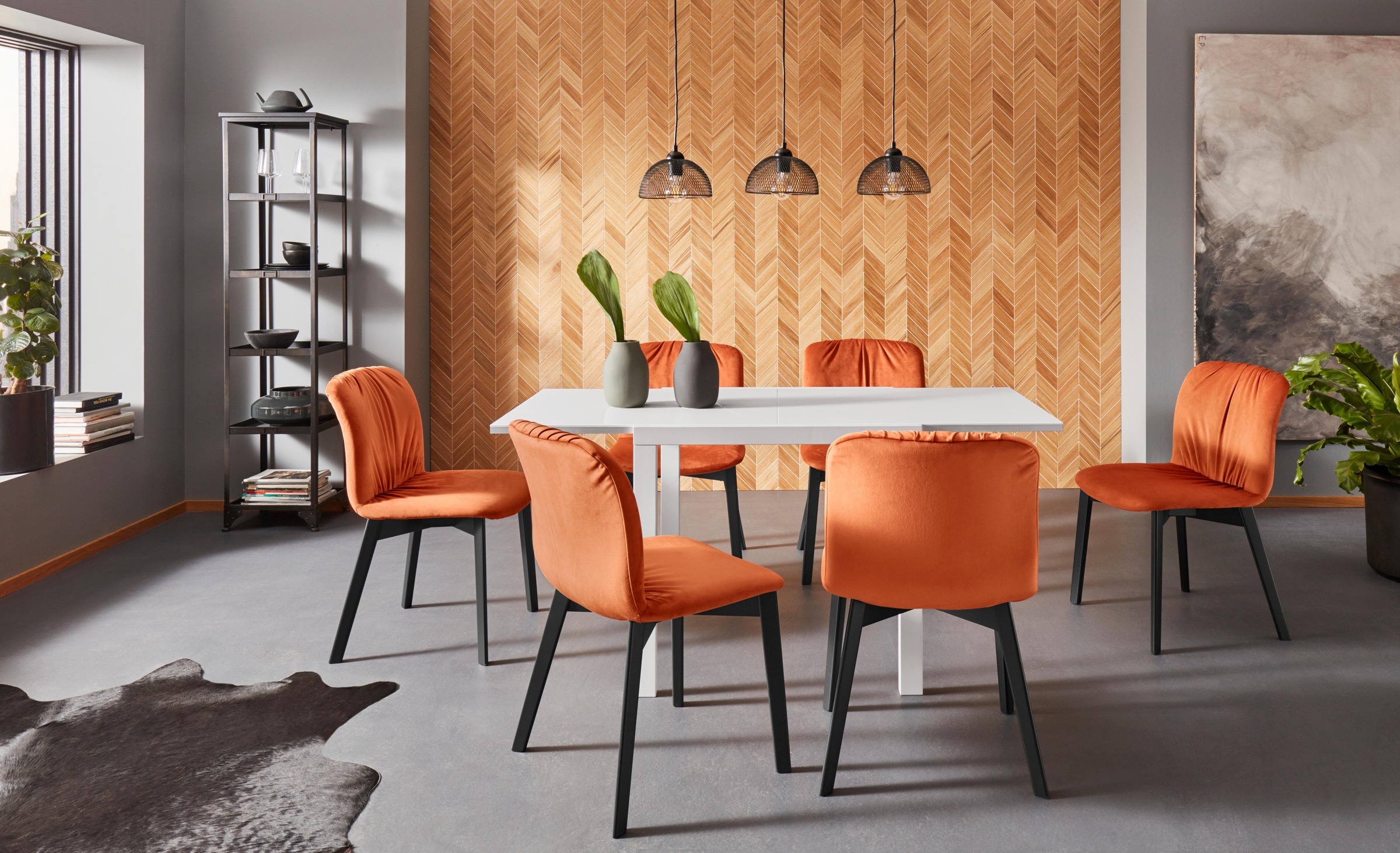 8. Bild von Places of Style Esstisch »Cora«, mit einer Auszugsfunktion, aus schönem Massivholz