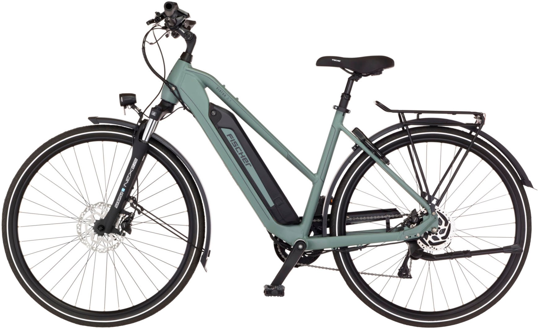FISCHER Fahrrad »VIATOR 2.1 459« 8 Gang Shimano ACERA Schaltwerk Heckmotor mit Akku-Ladegerät;mit Werkzeug,  Pedelec, Elektrofahrrad für Damen und Herren