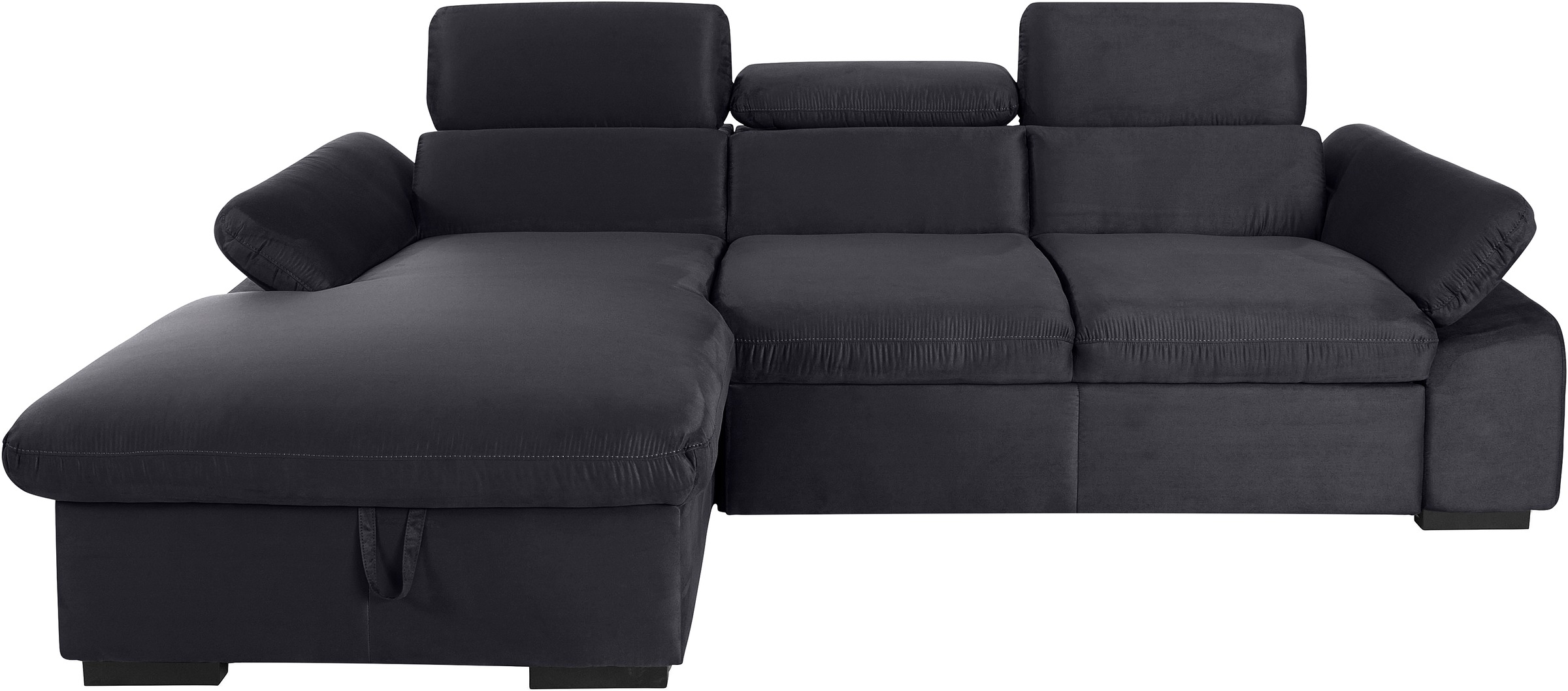 COTTA Ecksofa »Lola L-Form mit Kopfteilfunktion & Hocker« wahlweise mit Bet günstig online kaufen