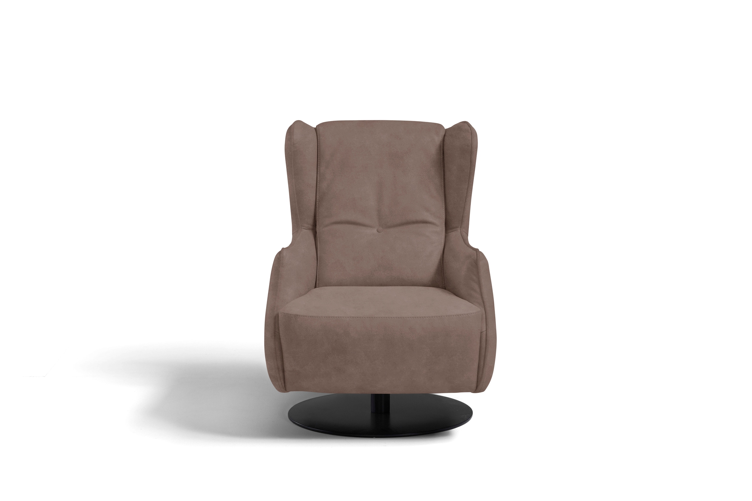Egoitaliano Sessel »Randy Hochlehnsessel, Designsessel, Clubsessel, Ohrensessel«, Drehsessel, Relaxsessel, kompakte Stellmaße, bequem