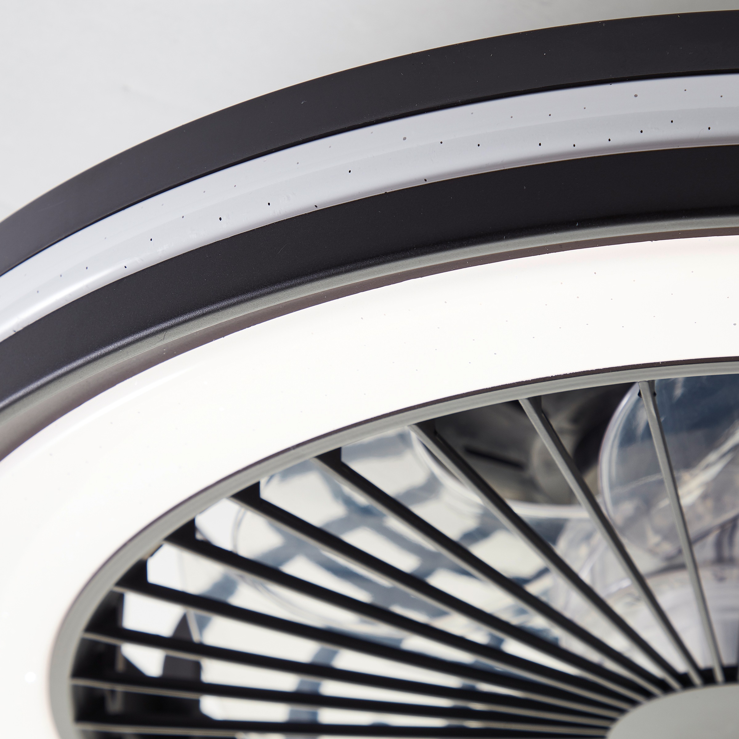 Brilliant LED Deckenleuchte »Palmero«, mit Ventilator, Ø 47 cm, IC-RGB, 5000 lm, dimmbar, 2700-6500 K
