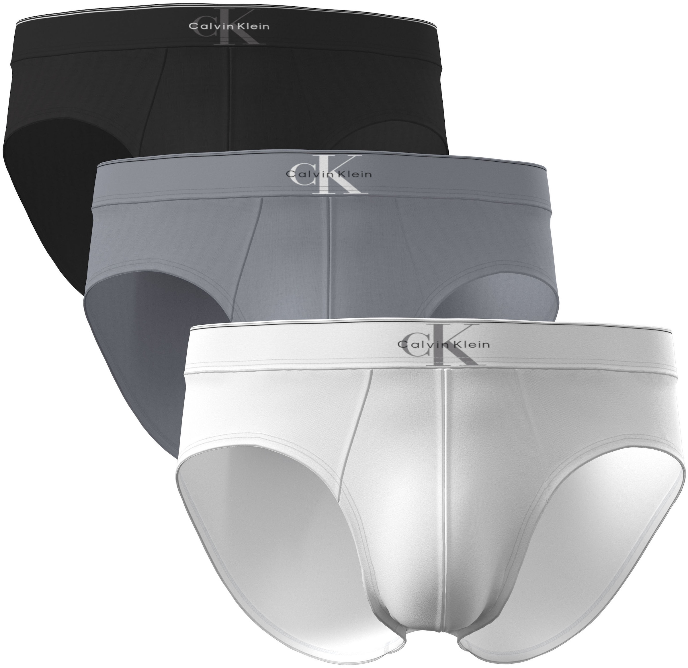 Calvin Klein Underwear Slip »HIP BRIEF 3PK« Packung, 3er-Pack,  Körpernahe Passform