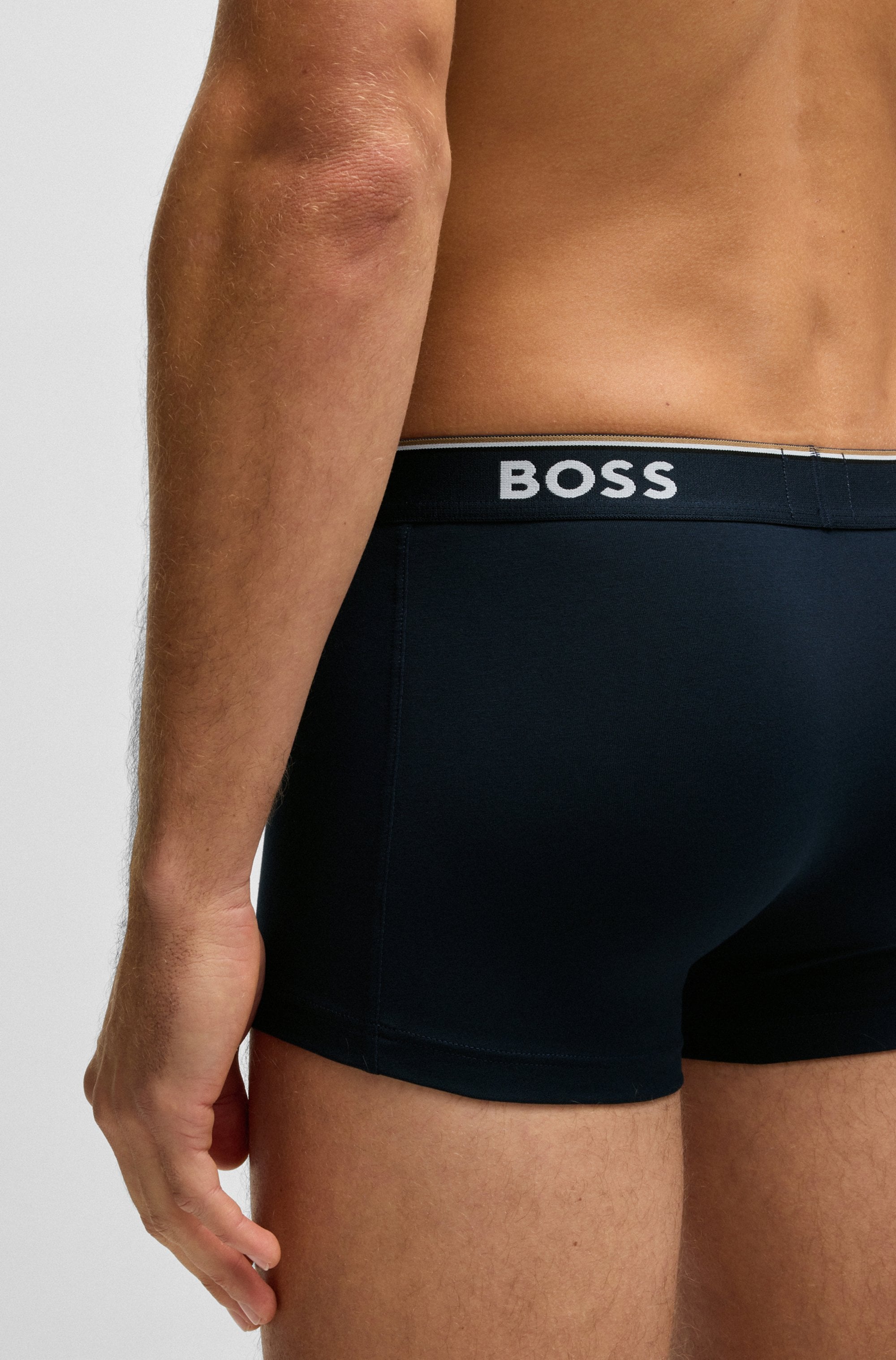 BOSS Trunk »3P Power«, (Packung, 3 St.), mit BOSS Schriftzug auf dem Bund