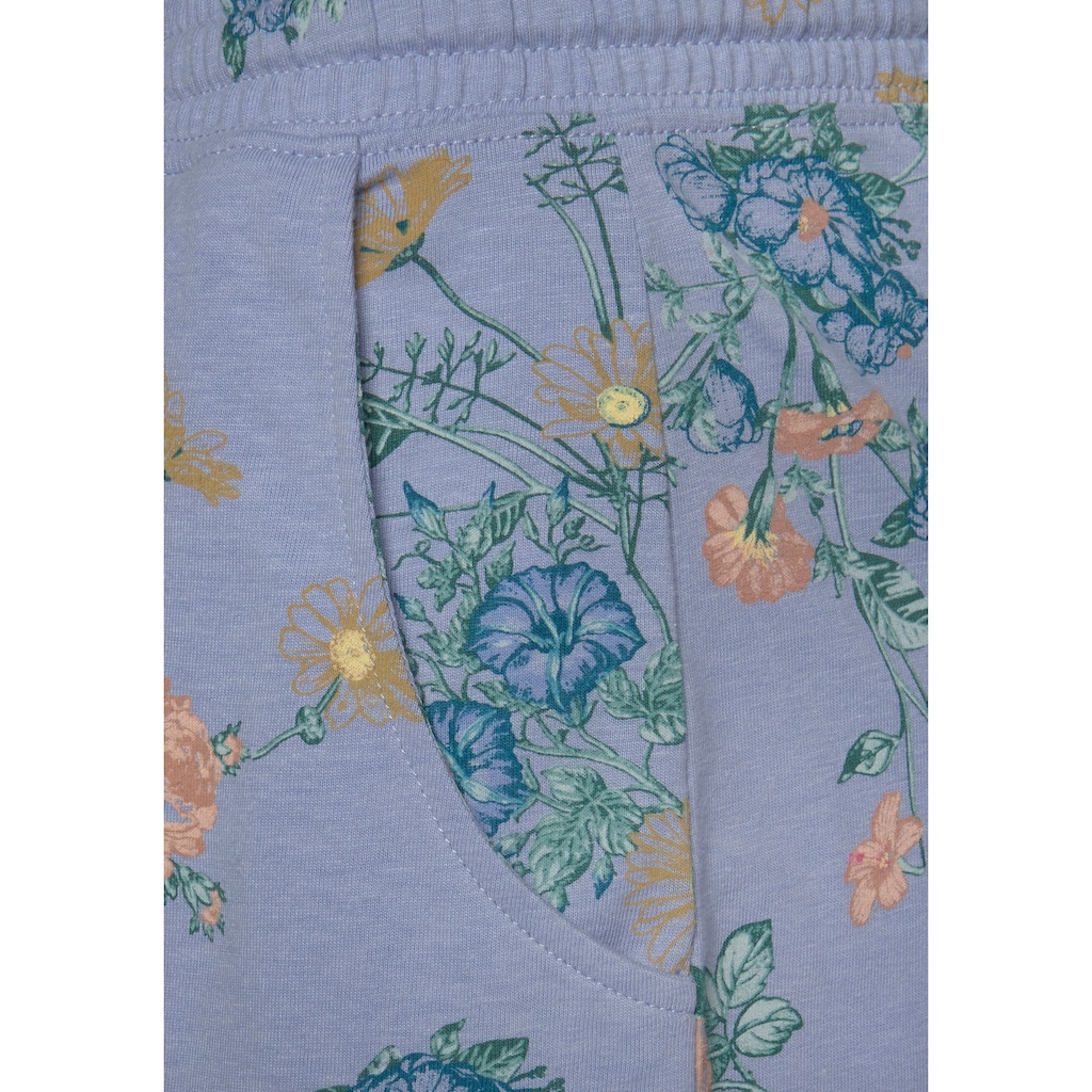 Vivance Dreams Pyjama, (2 tlg.), mit Blumen Print