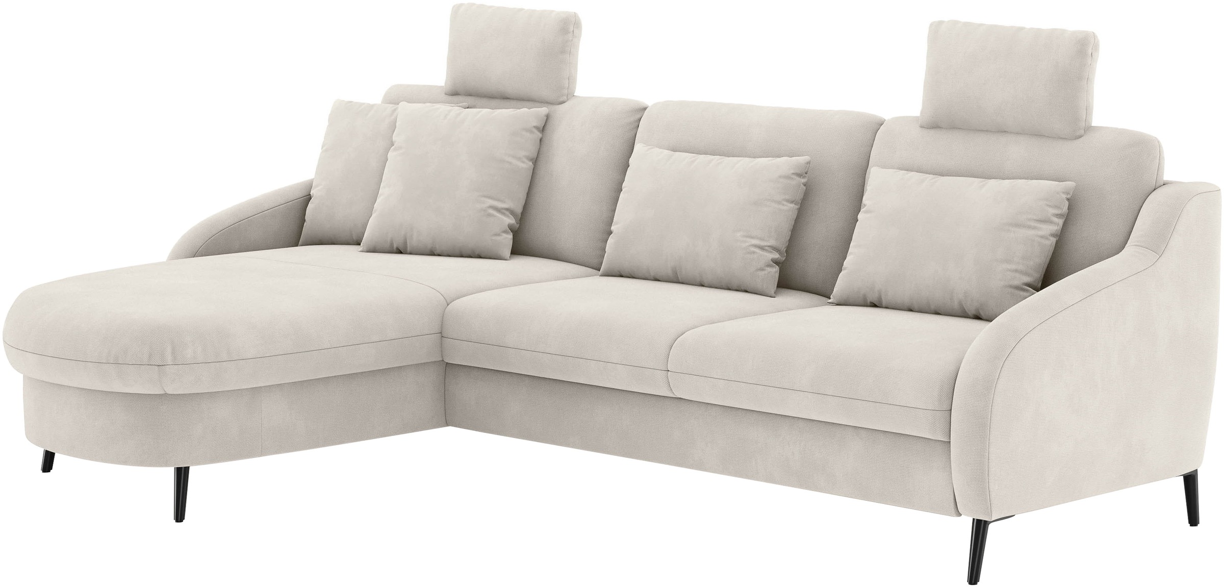 sit&more Ecksofa »Soul L-Form«, wahlweise mit Bettfunktion
