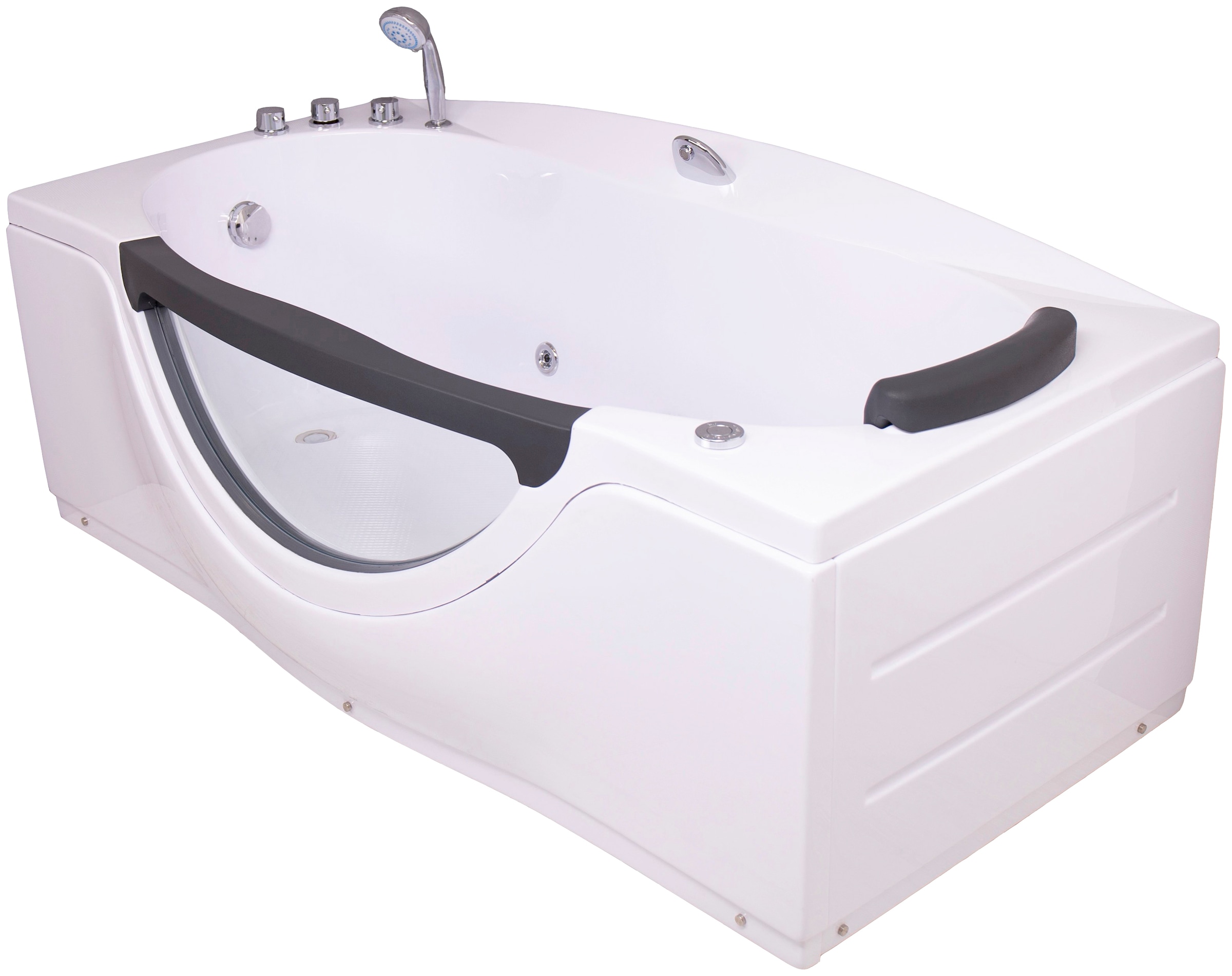 Sanotechnik Whirlpool-Badewanne »NASSAU PLUS«, (4 tlg.), 170/90/68 cm, Whir günstig online kaufen