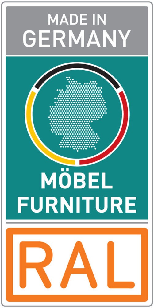 rauch Kombikommode »Sideboard Schubladenkommode CORTONA mit Dekor-Front« Breite 120 cm inkl. Soft-Close-Funktion,  mit 3 Schubladen und 3 verstellbaren Einlegeboden MADE IN GERMANY