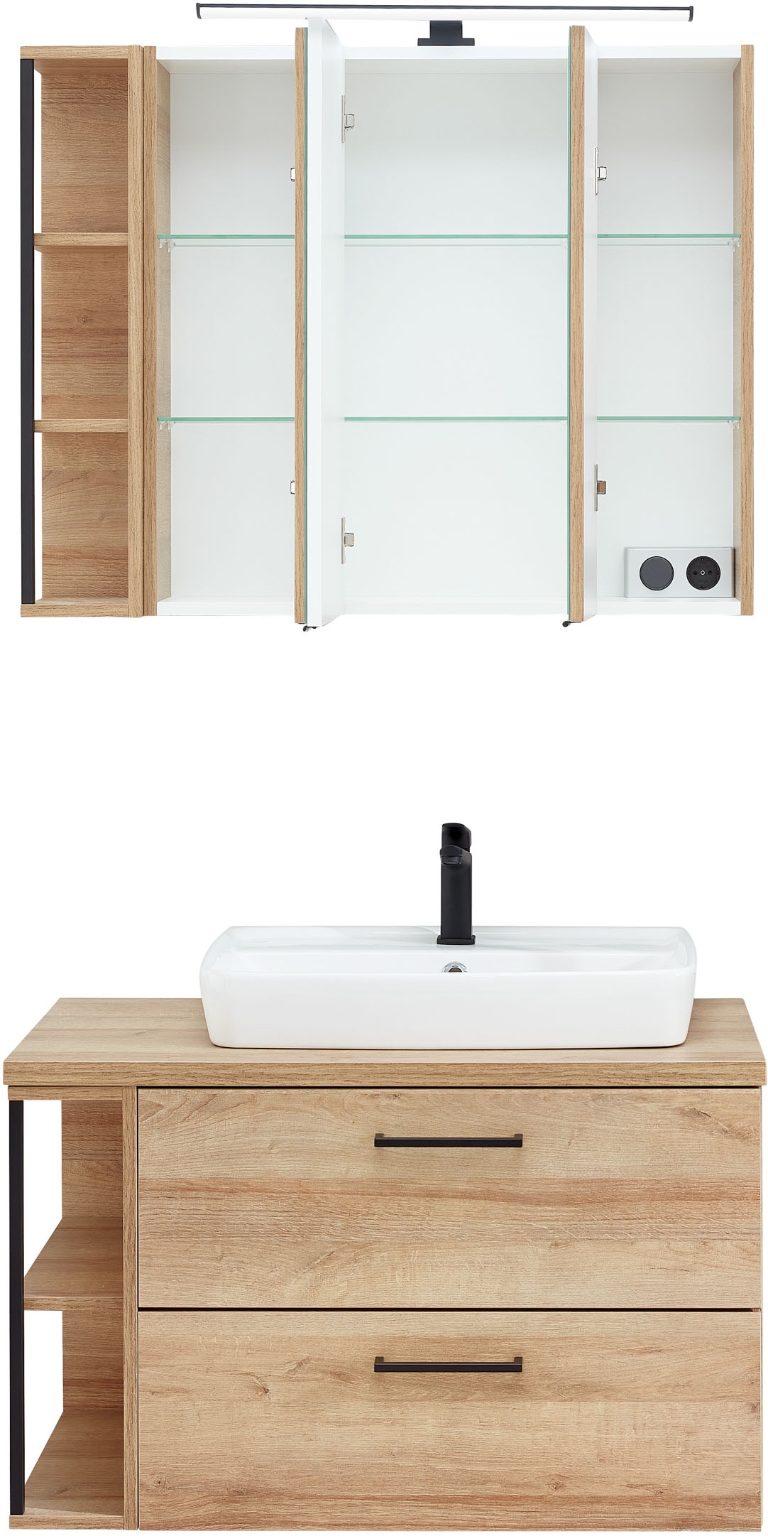 Saphir Badmöbel-Set »5-tlg. Mit Softclose-Türen« 6 Stk. tlg.