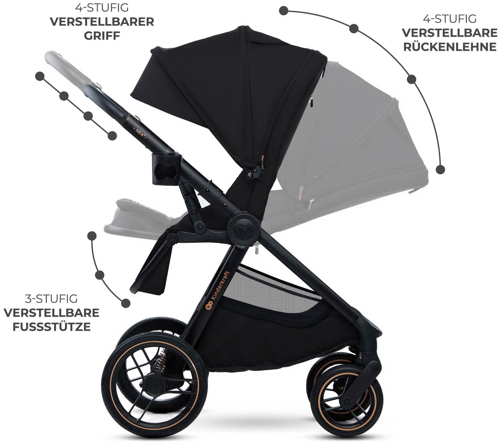 Kinderkraft Kombi-Kinderwagen »NEA 2 2in1« 27 kg