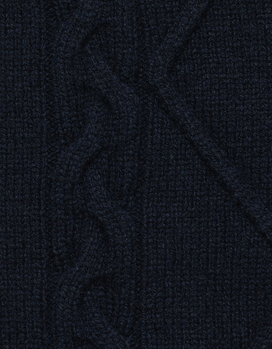 bugatti Strickjacke, mit unechtem Fellkragen