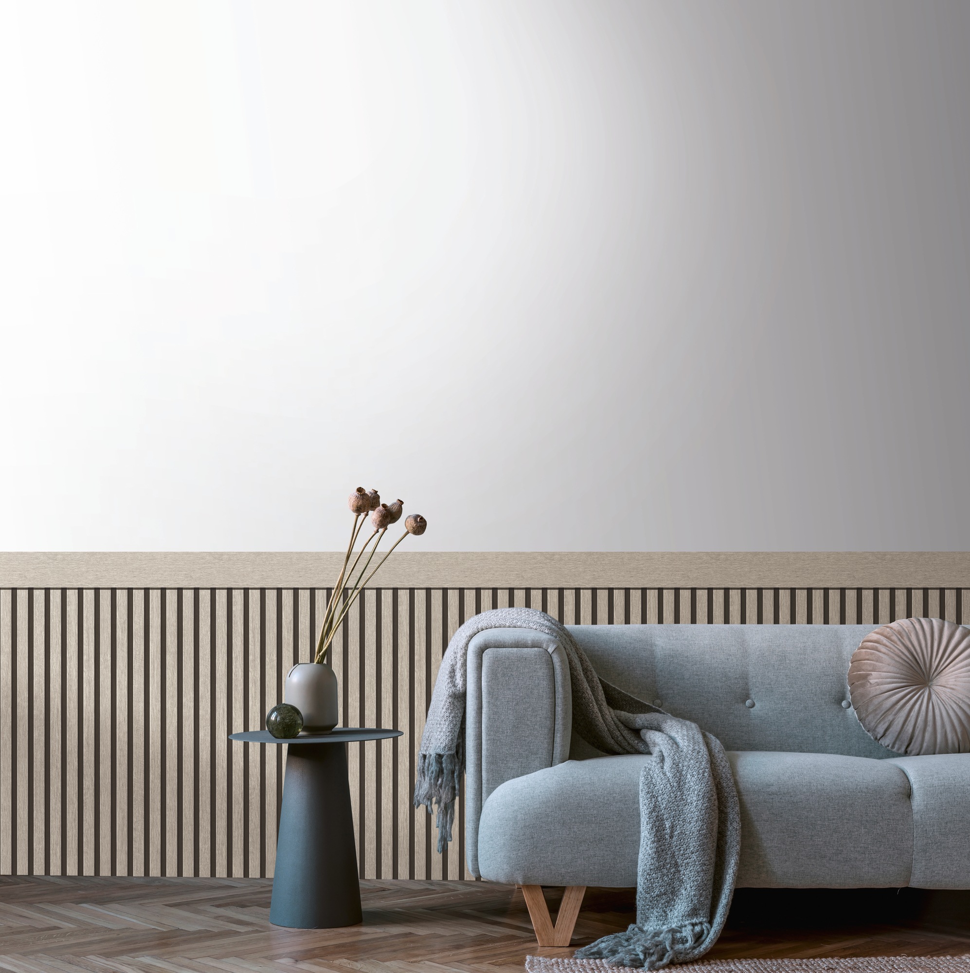 living walls Vliestapete »Wallpanel Tapete Wandpaneele Mustertapete Holzpaneele Natur«, matt