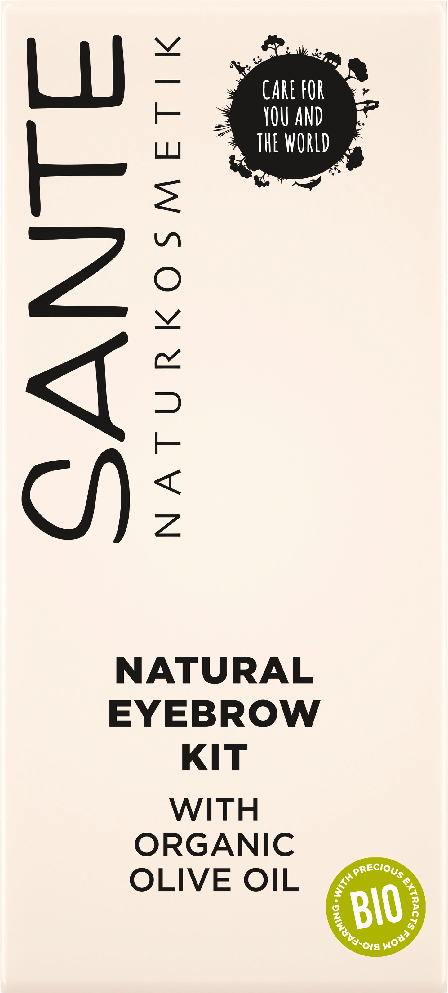2. Bild von SANTE Augenbrauen-Puder »Natural Eyebrow Kit«, Augen-Make-Up, Duo mit Mini-Pinzette und Pinsel, Spiegel
