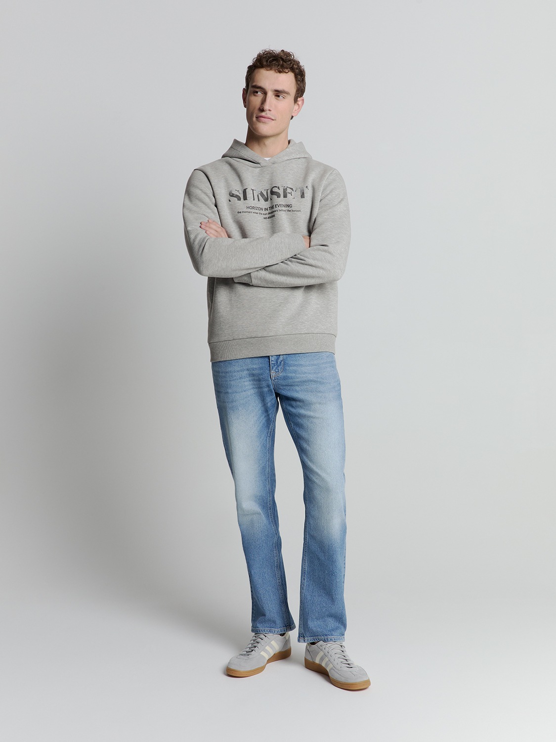 NO EXCESS Hoodie »No Excess Kapuzenpullover Sweater Hooded«