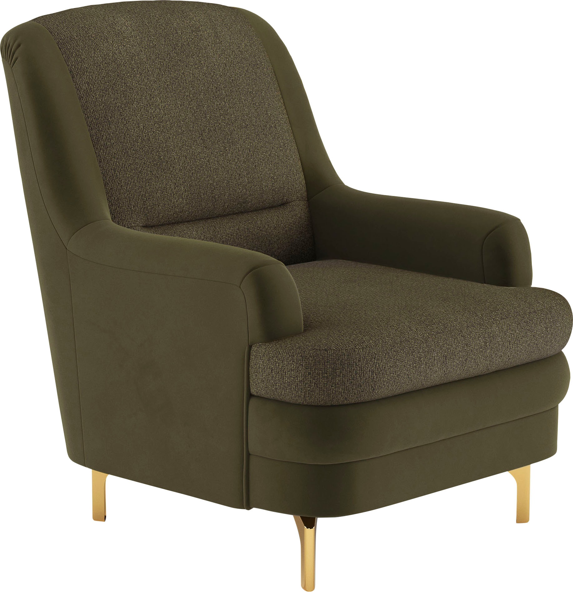 sit&more Sessel »Orient«, inkl. 1 Zierkissen mit Strass-Stein, goldfabene M günstig online kaufen