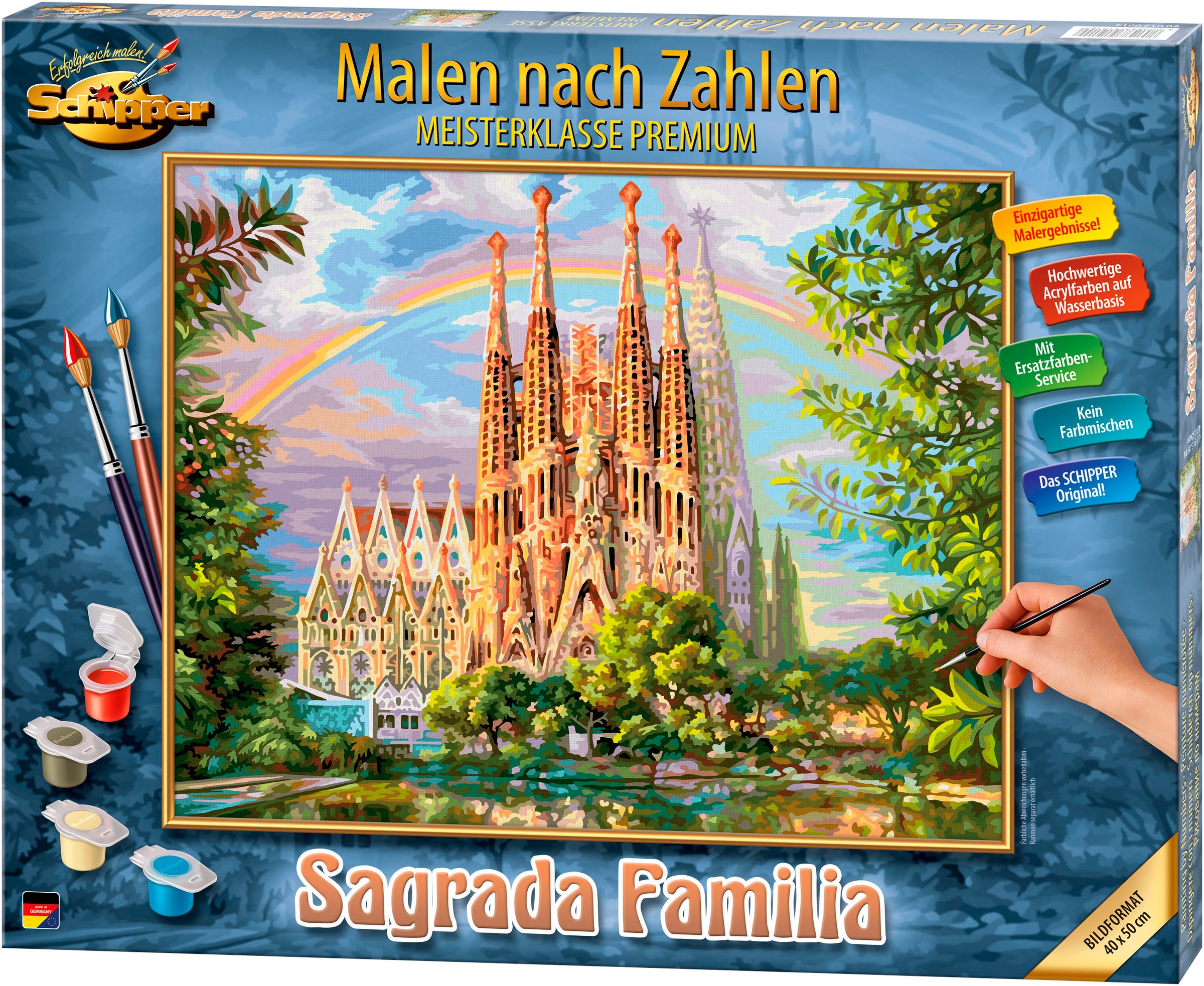 Schipper Malen nach Zahlen »Meisterklasse Premium - Sagrada Familia«, Made in Germany