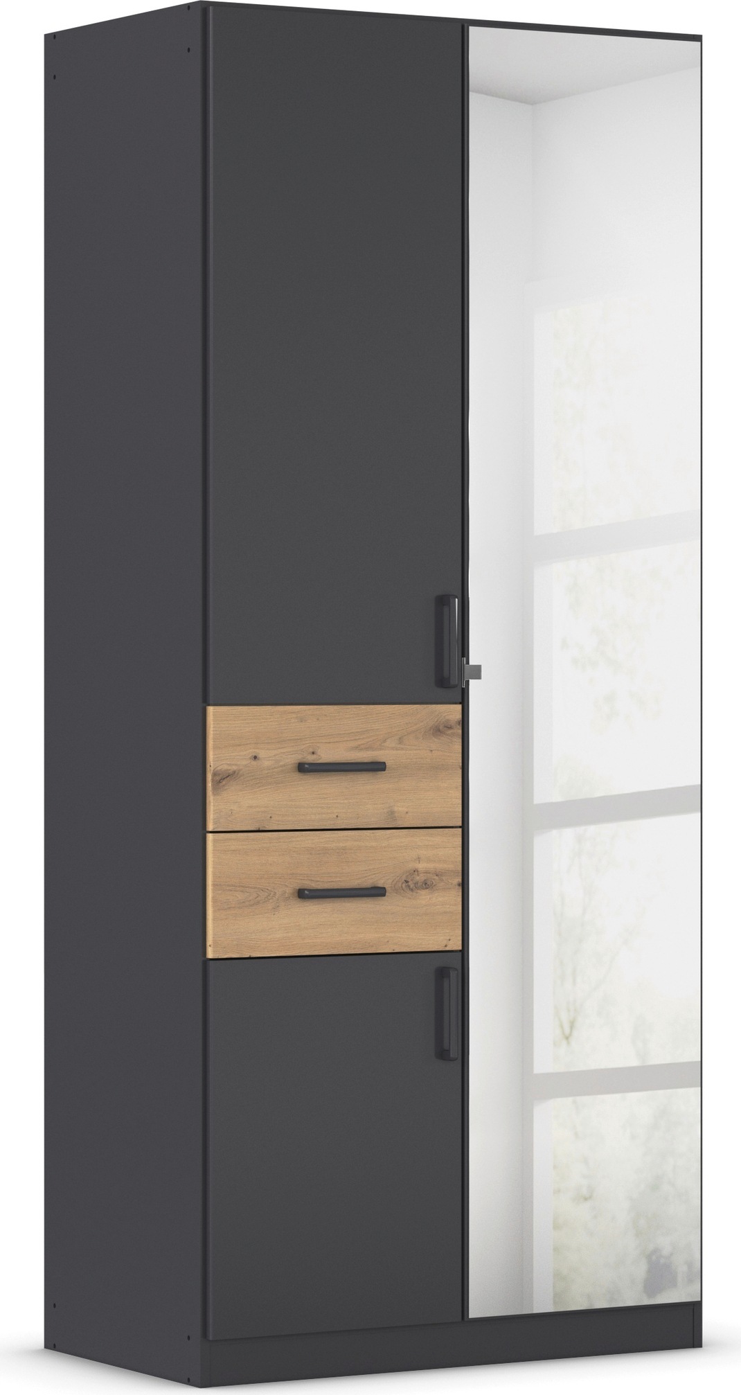 rauch Drehtürenschrank "Maika" mit Spiegel, 2 Schubladen, in verschiedenen günstig online kaufen