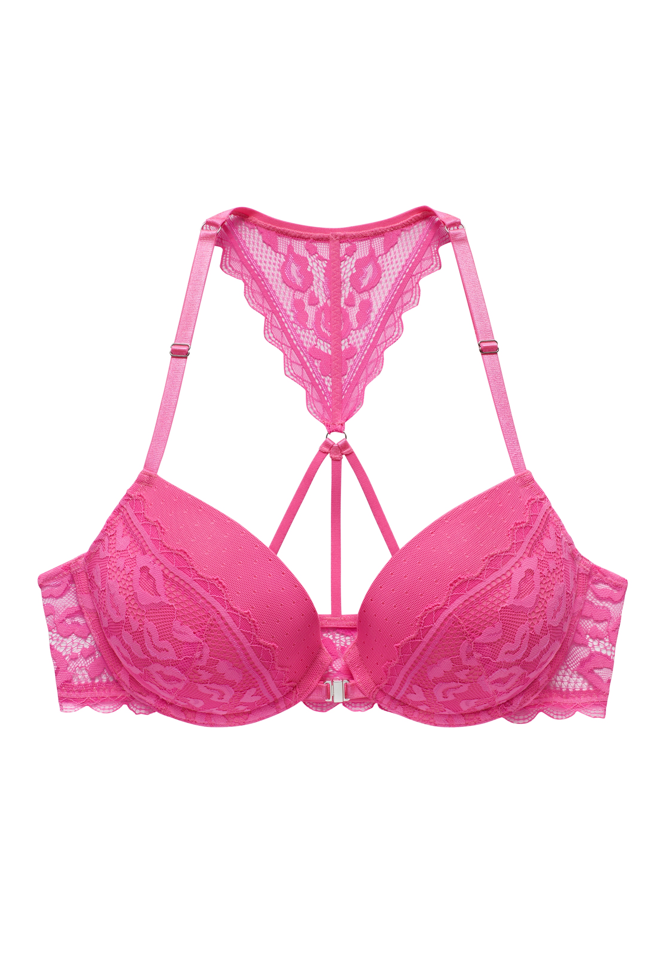 Vivance Push-up-BH, mit Spitze in Kussmund-Optik mit Neckholder-Träger, Dessous