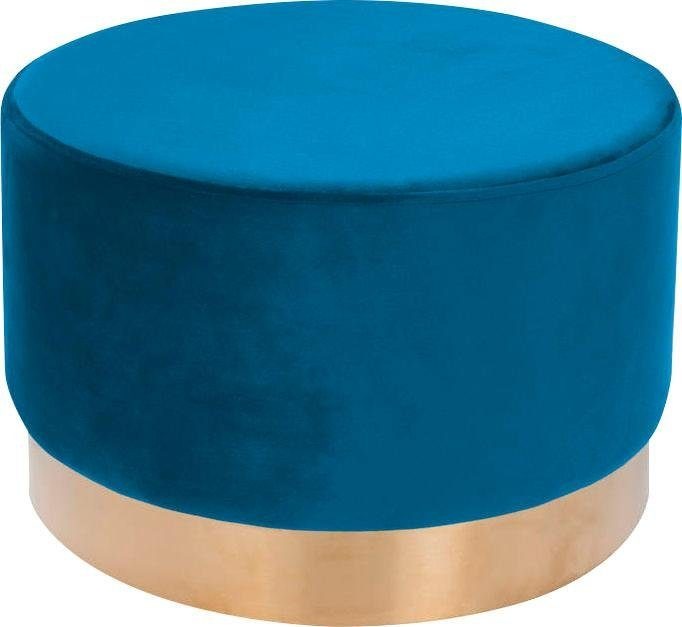 Kayoom Hocker »Nano 310, Hocker in stilvollem Design«, (1 St.), beeindruckend, teilweise handgefertigt, mit pflegeleichtem Stoffbezug