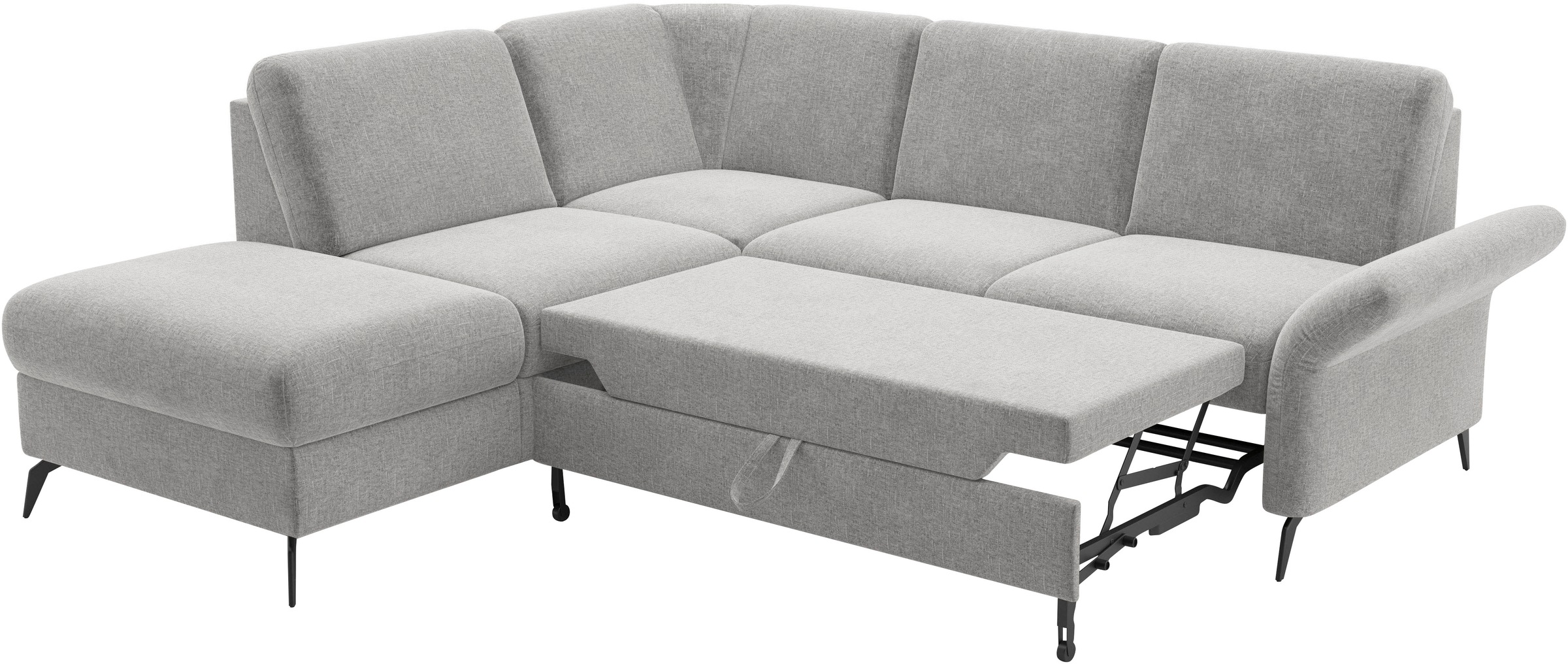Home affaire Ecksofa »Rochelle«, optional: Armteilverstellung, klappbar, Bettkasen