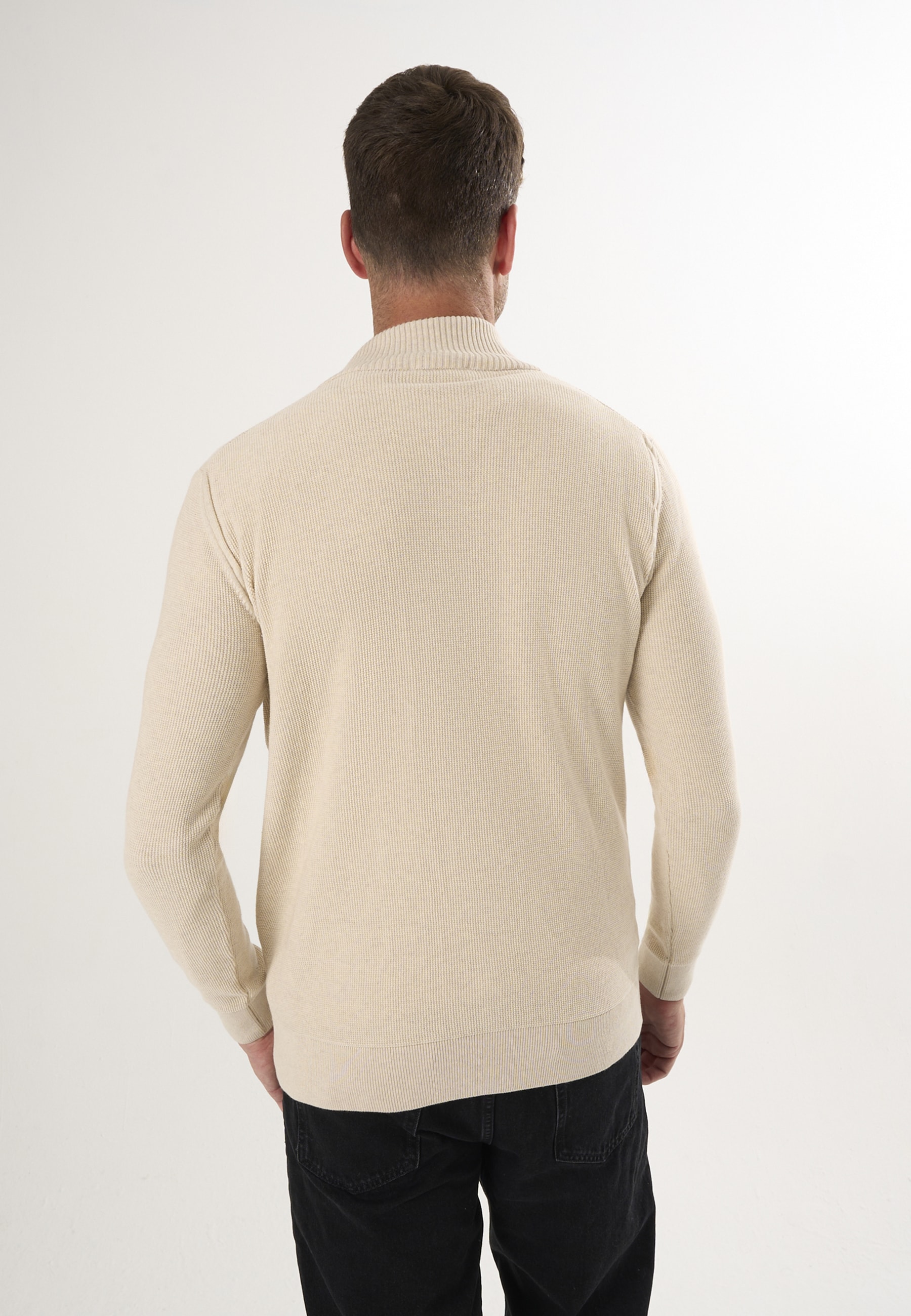 Felix Hardy Strickjacke »Strickjacke mit durchgehendem Reißverschluss«