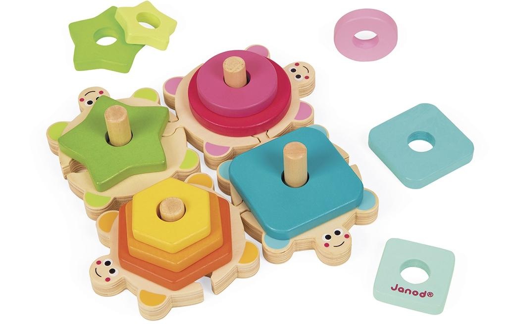 Janod Steckspielzeug »Schildkröten«