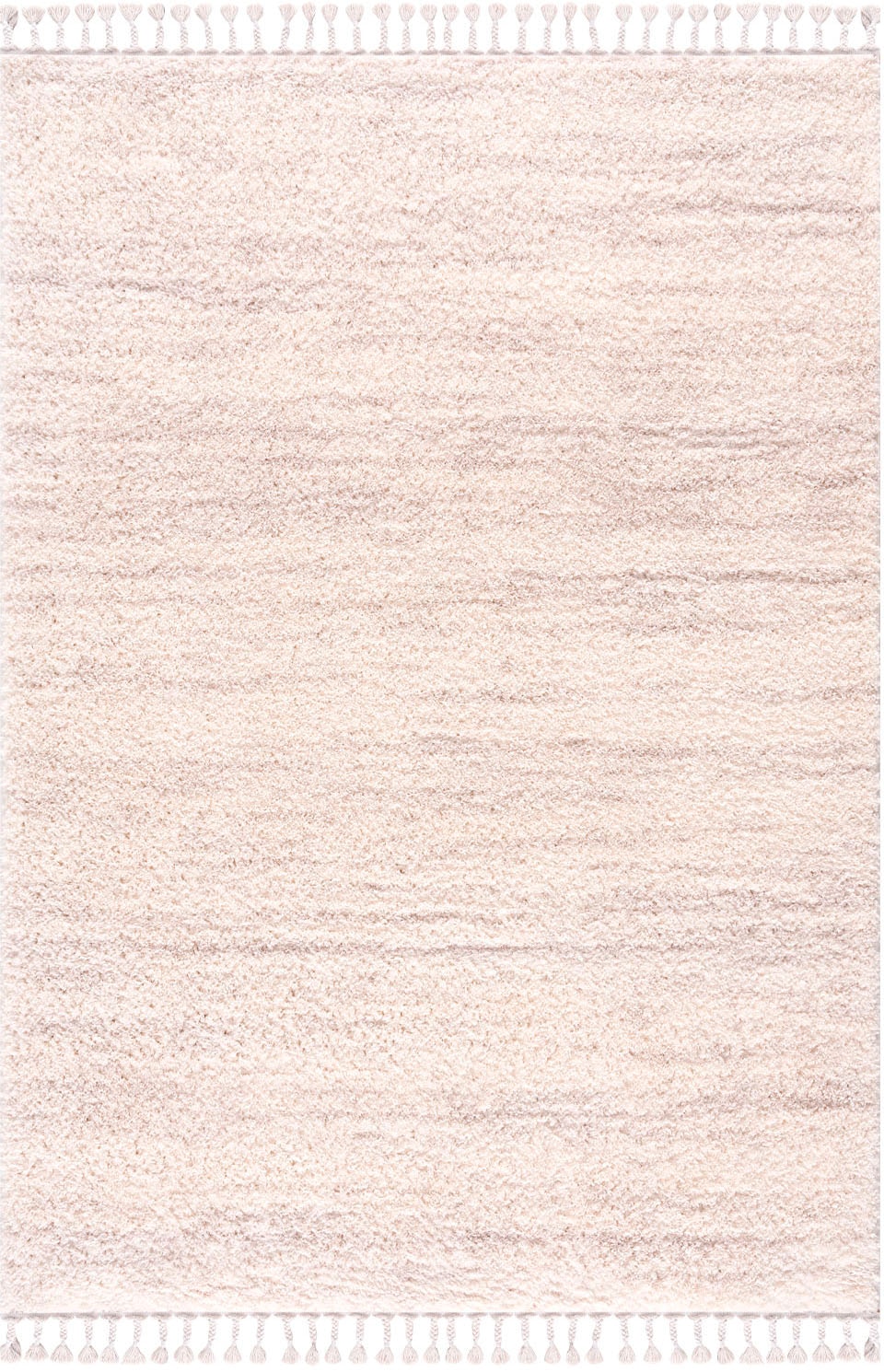 Carpet City Hochflor-Teppich »Pulpy 524«, rechteckig, 30 mm Höhe, besonders weich, mit Fransen, Meliert