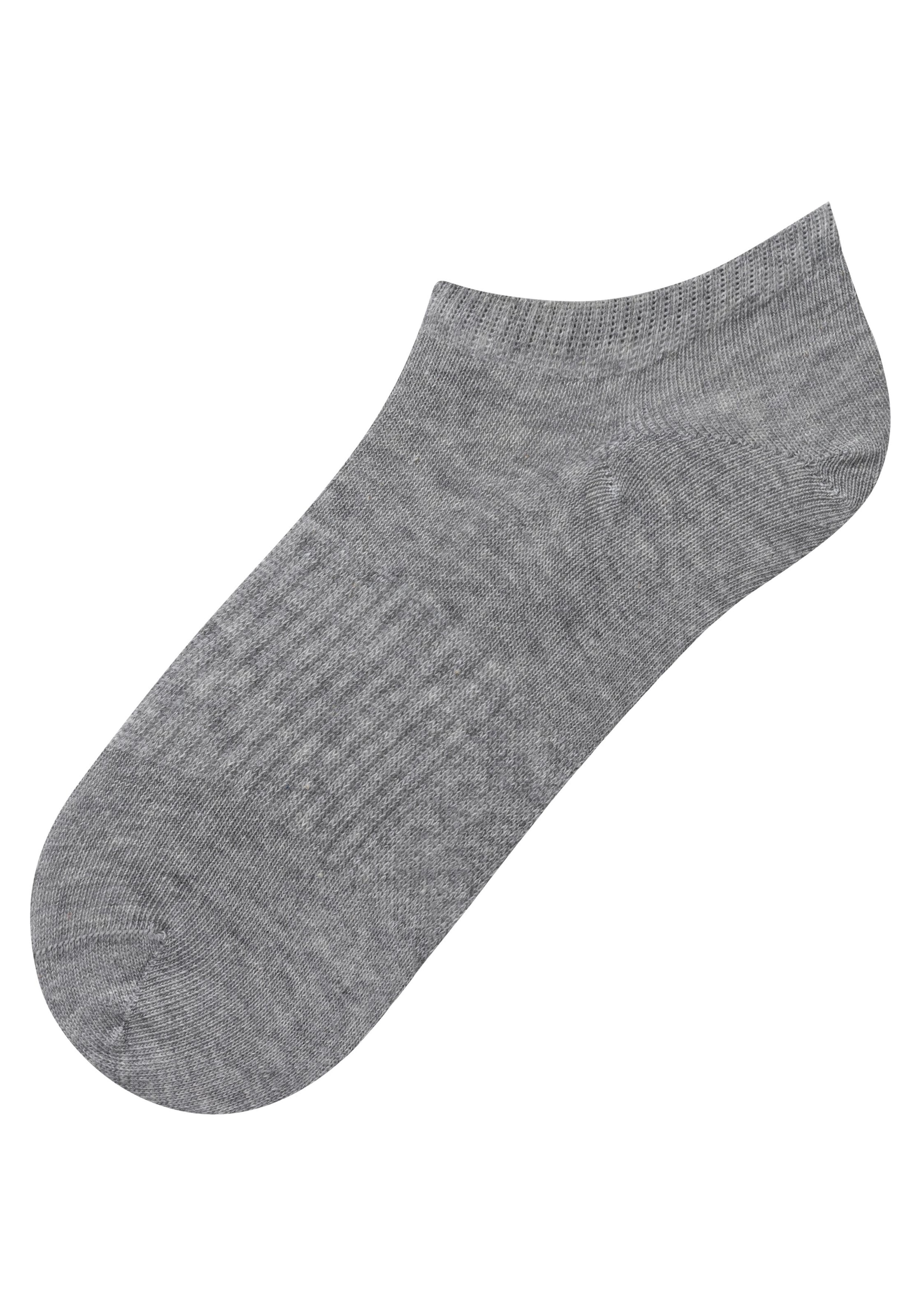 LASCANA ACTIVE Sneakersocken, (Packung, 7 Paar), mit Mittelfußgummi