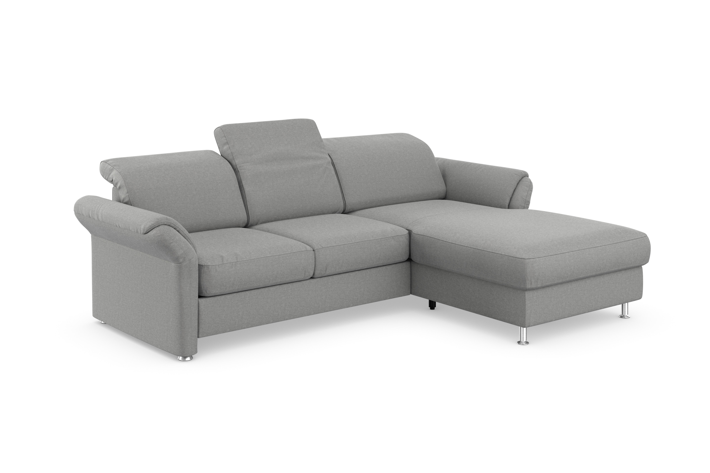sit&more Ecksofa »Apulia L-Form«, wahlweise Bettfunktion, Bettkasten und Kopf- und Armteilverstellung