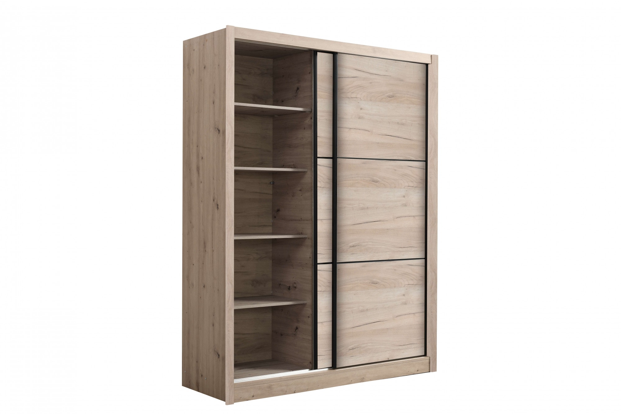 INOSIGN Schwebetürenschrank »Navara Kleiderschrank Wäscheschrank«, in 3 Breiten, mit kompletter Innenausstattung, FSC®-zertifiziert