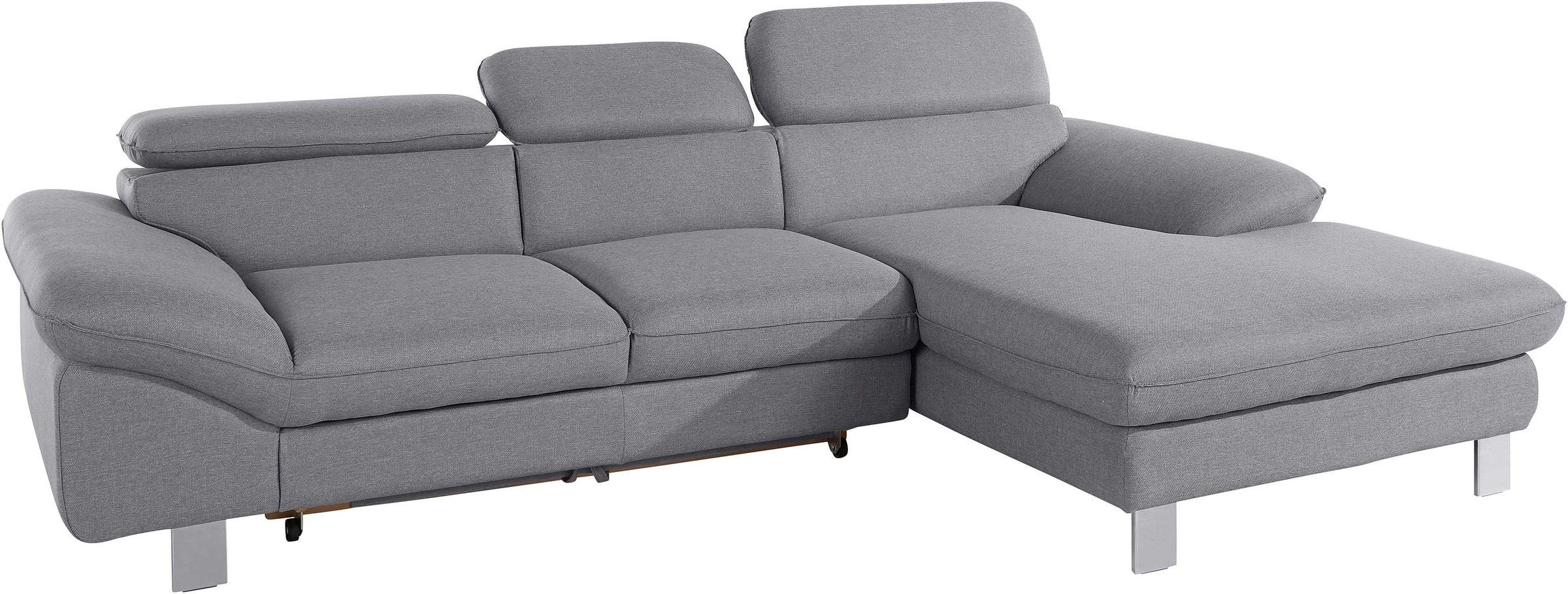 COTTA Ecksofa »Driver L-Form«, mit Kopfteilverstellung, wahlweise mit Bettfunktion & Bettkasten