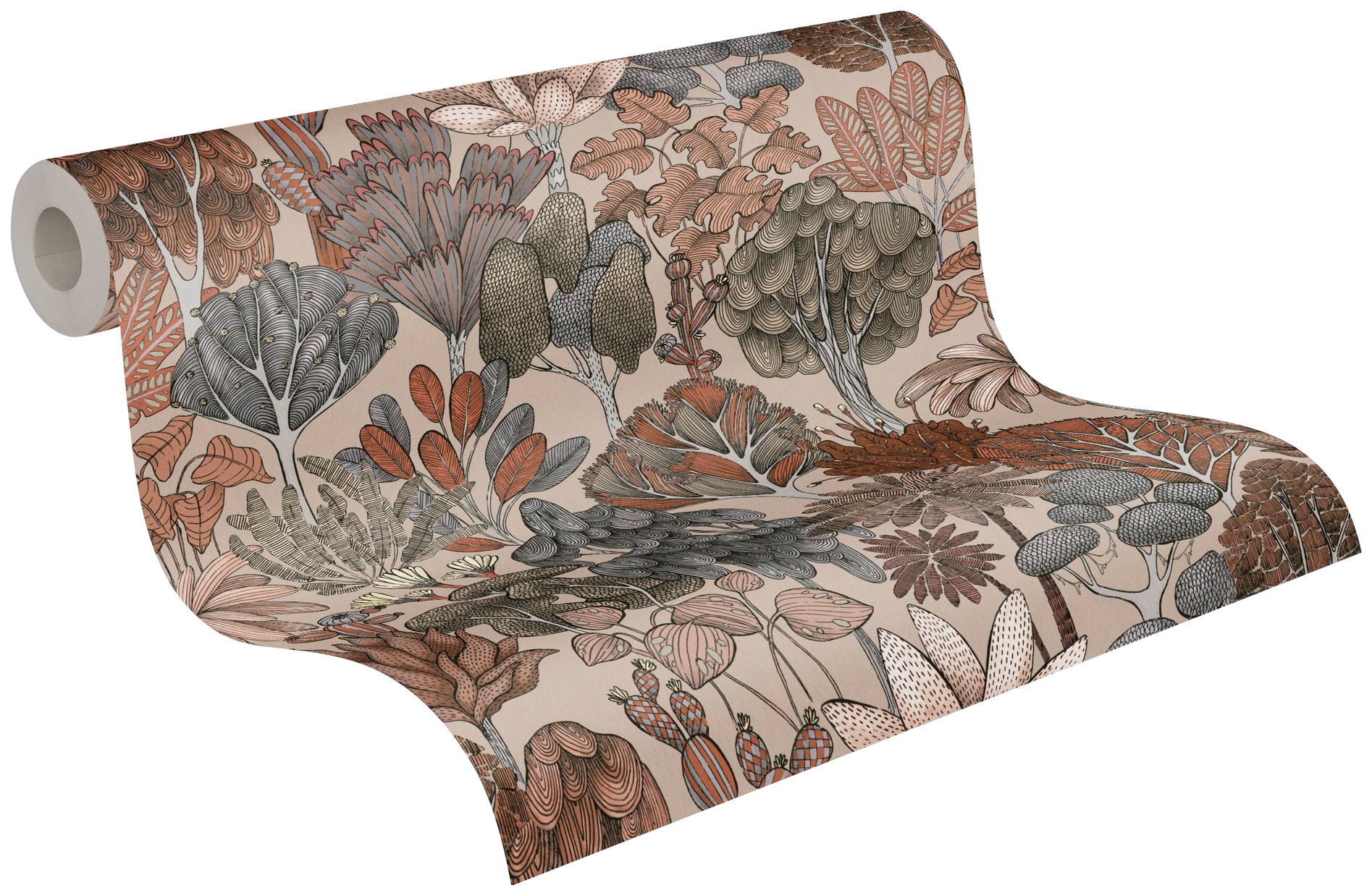 Architects Paper Vliestapete »Floral Impression«, floral-botanisch-Wald, Blumentapete Tapete Dschungel Tapeten Wohnzimmer Schlafzimmer Küche